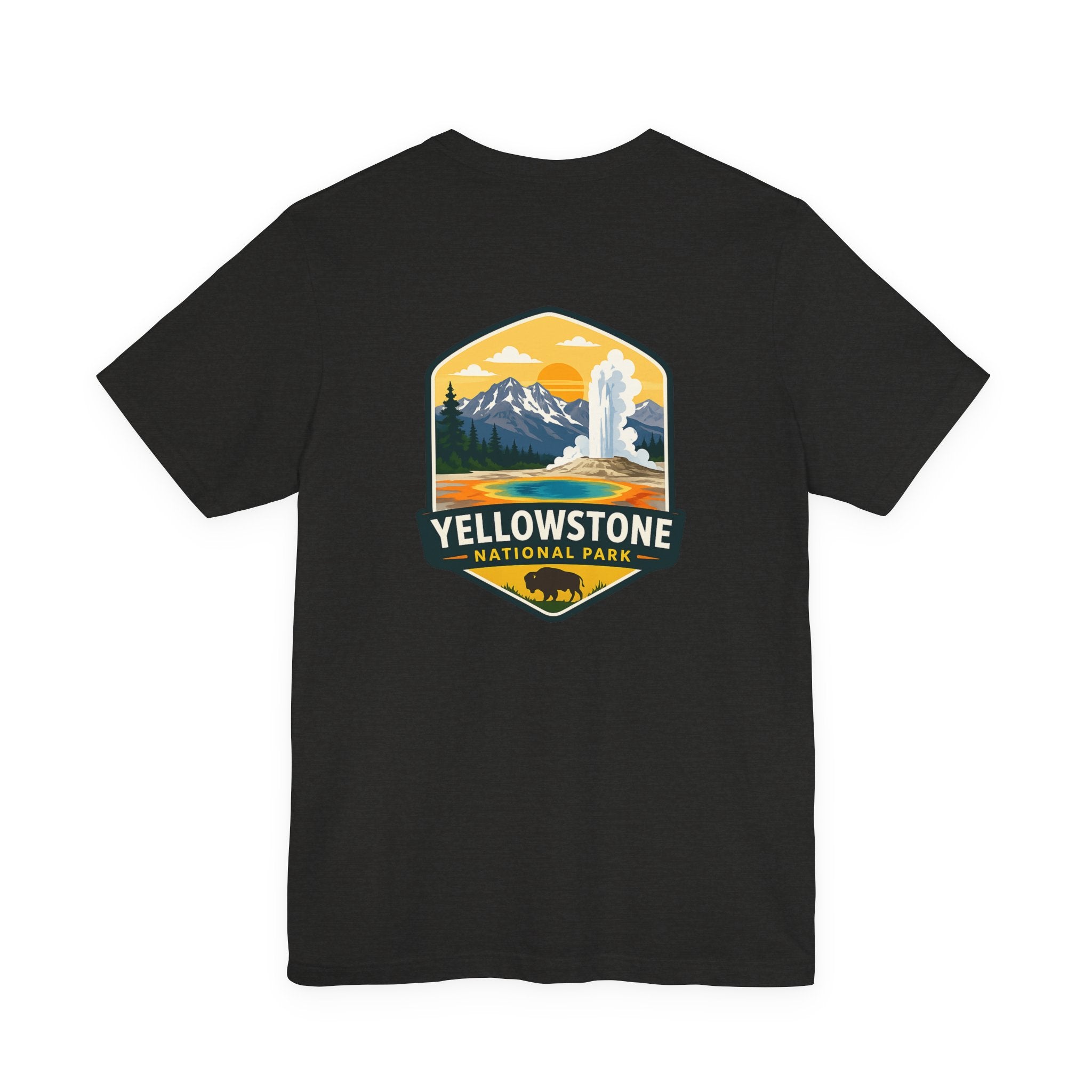 Yellowstone National Park Badge Tee — Outdoor Adventure T-Shirt