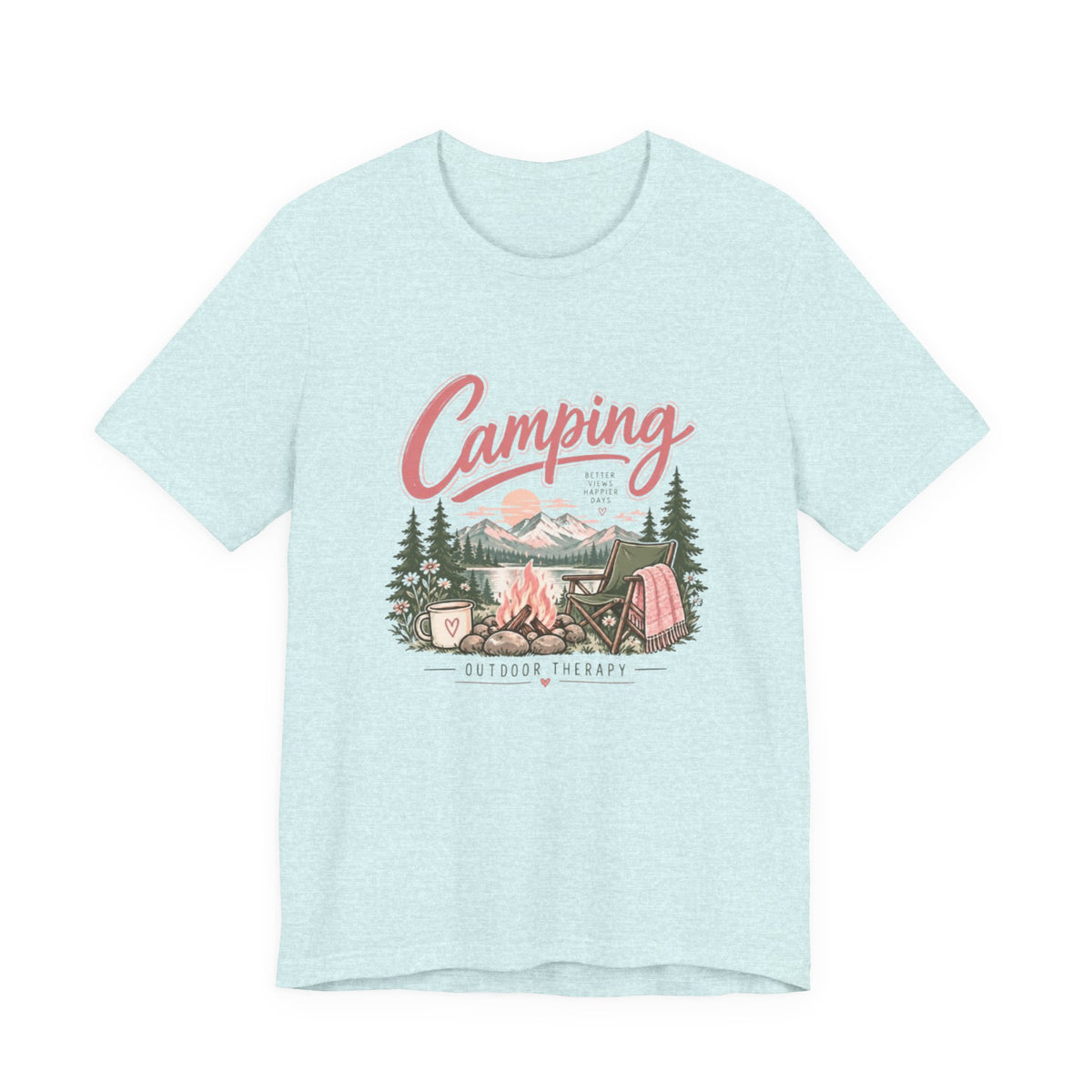 Camping Outdoor Therapy T-Shirt