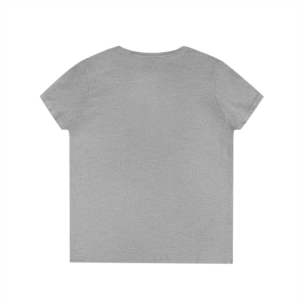 Hang in There Sloth Tee - Ladies V-Neck T-Shirt