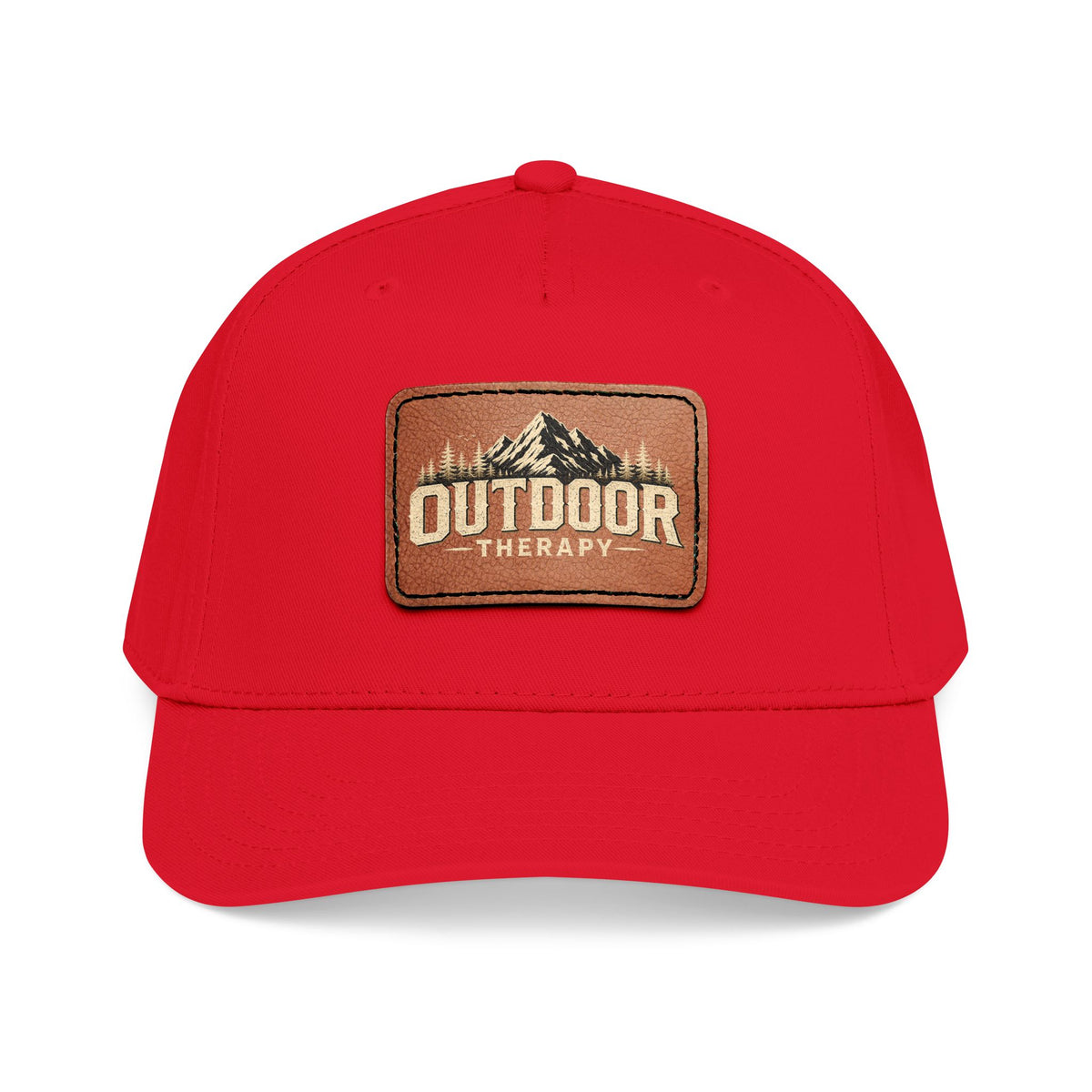 Mid Profile Outdoor Therapy with Leather Patch (Rectangle)