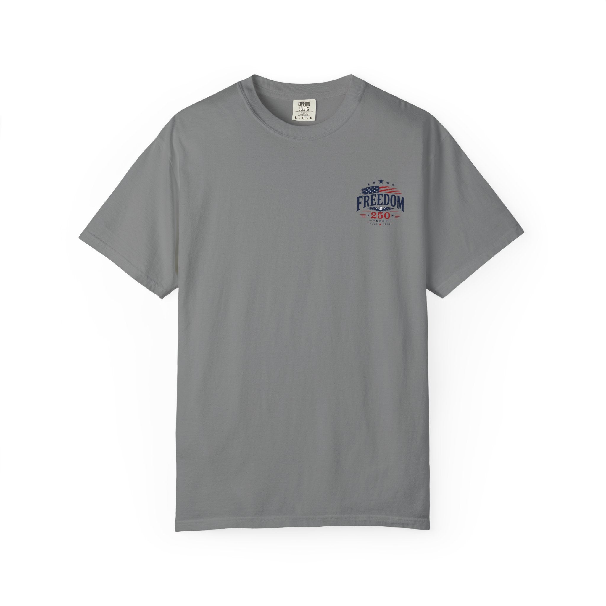 Freedom 250® Patriotic T-Shirt — 250 Years USA Flag Anniversary Tee
