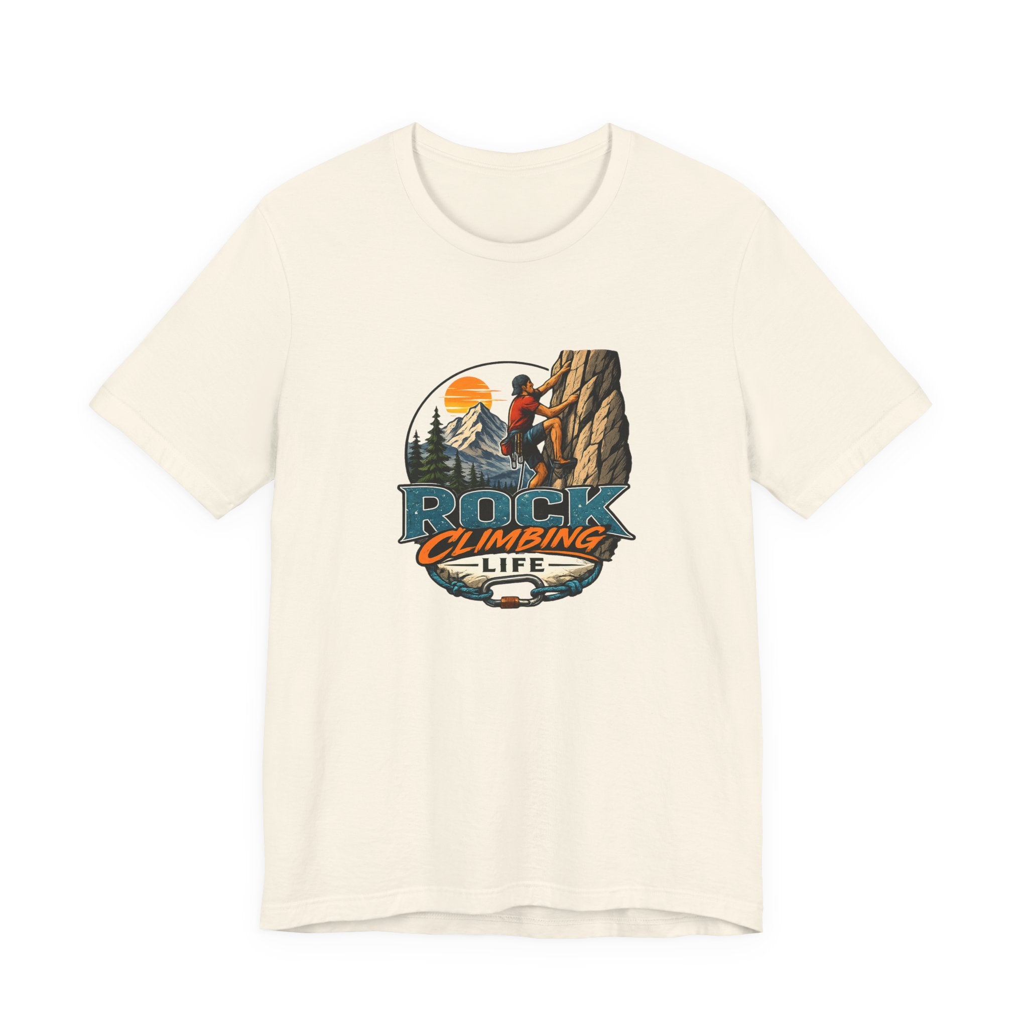 Rock Climbing Life T-Shirt — Outdoor Climber Graphic Tee