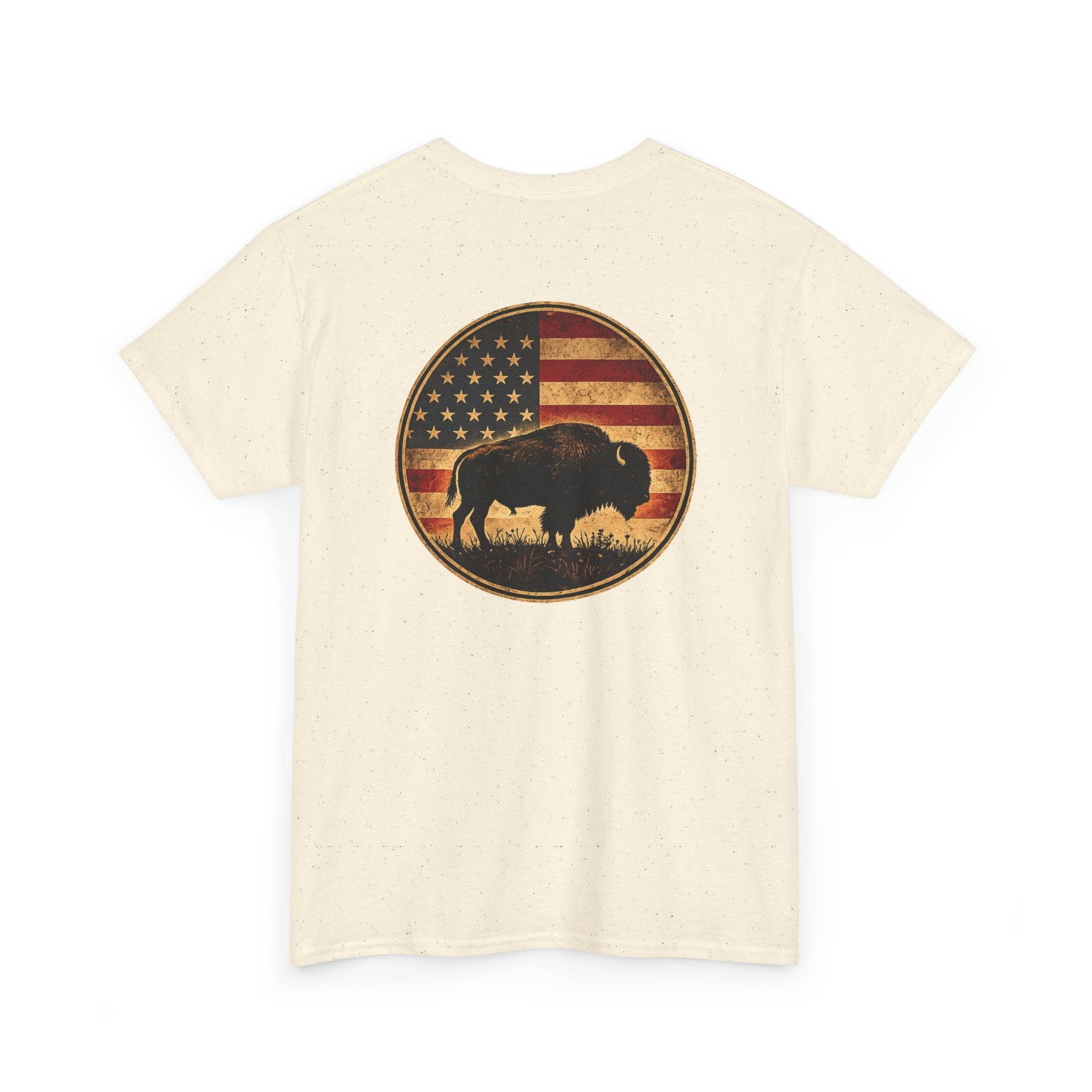 Buffalo American Flag T‑Shirt
