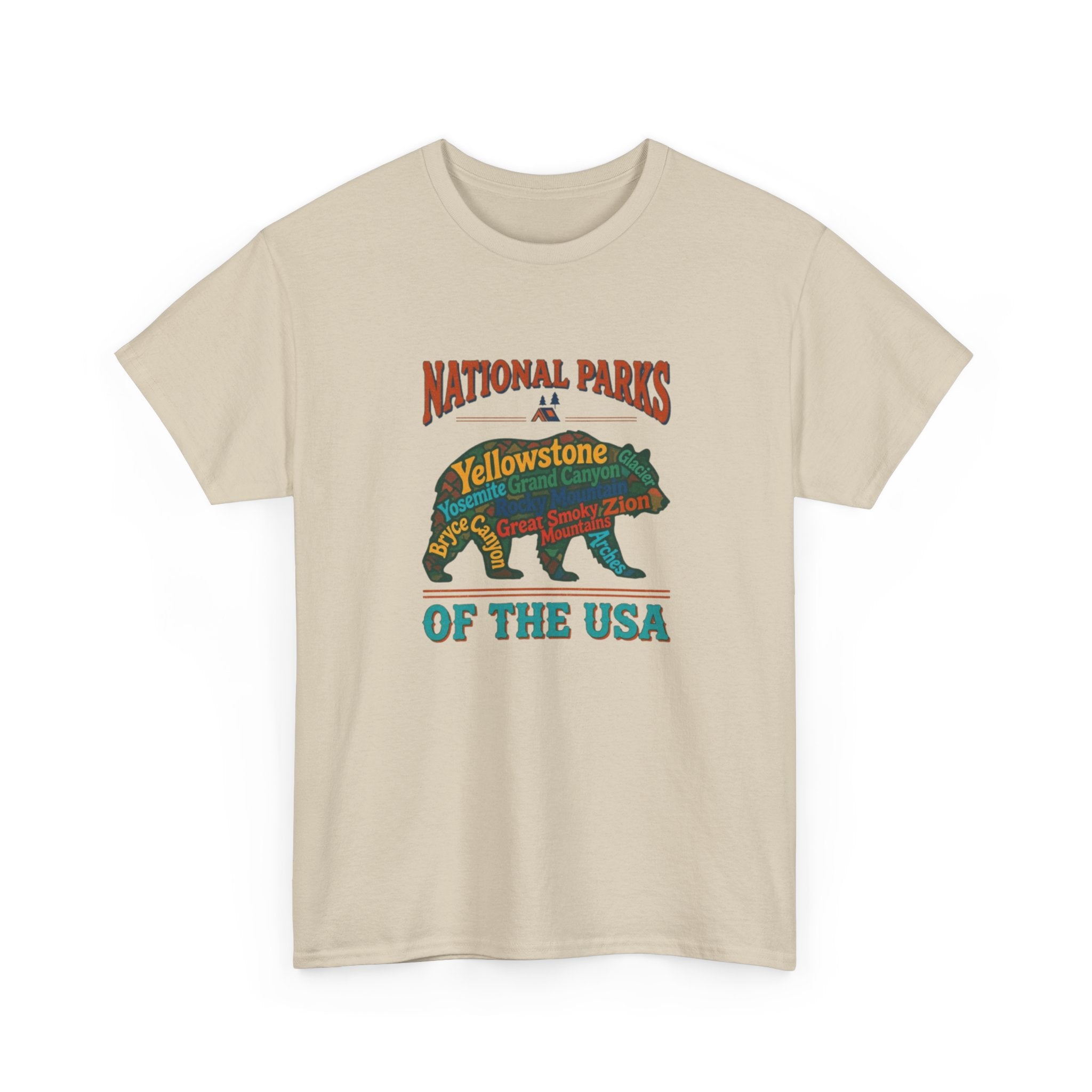 National Parks Bear T-Shirt — Vintage USA Parks Tee