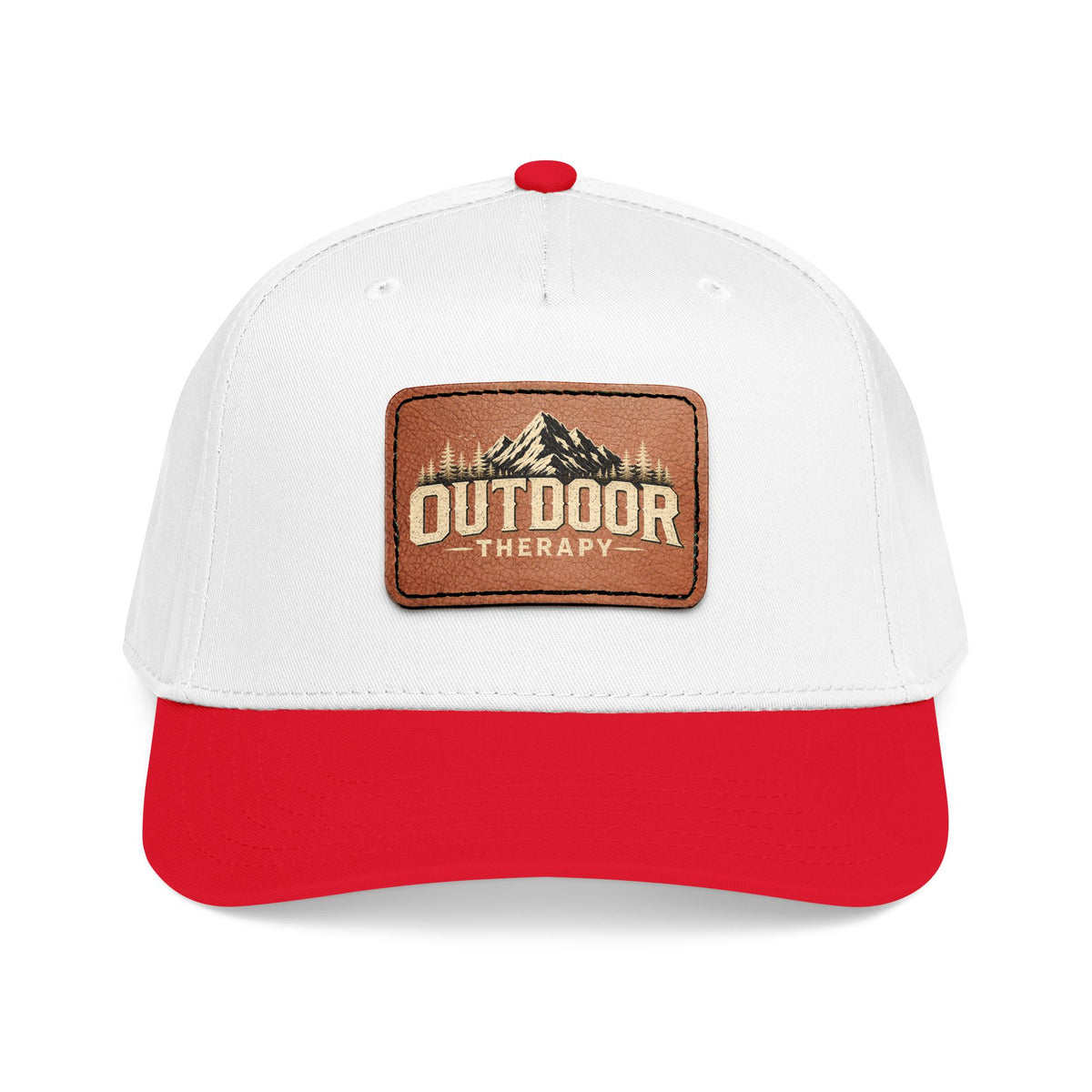 Mid Profile Outdoor Therapy with Leather Patch (Rectangle)