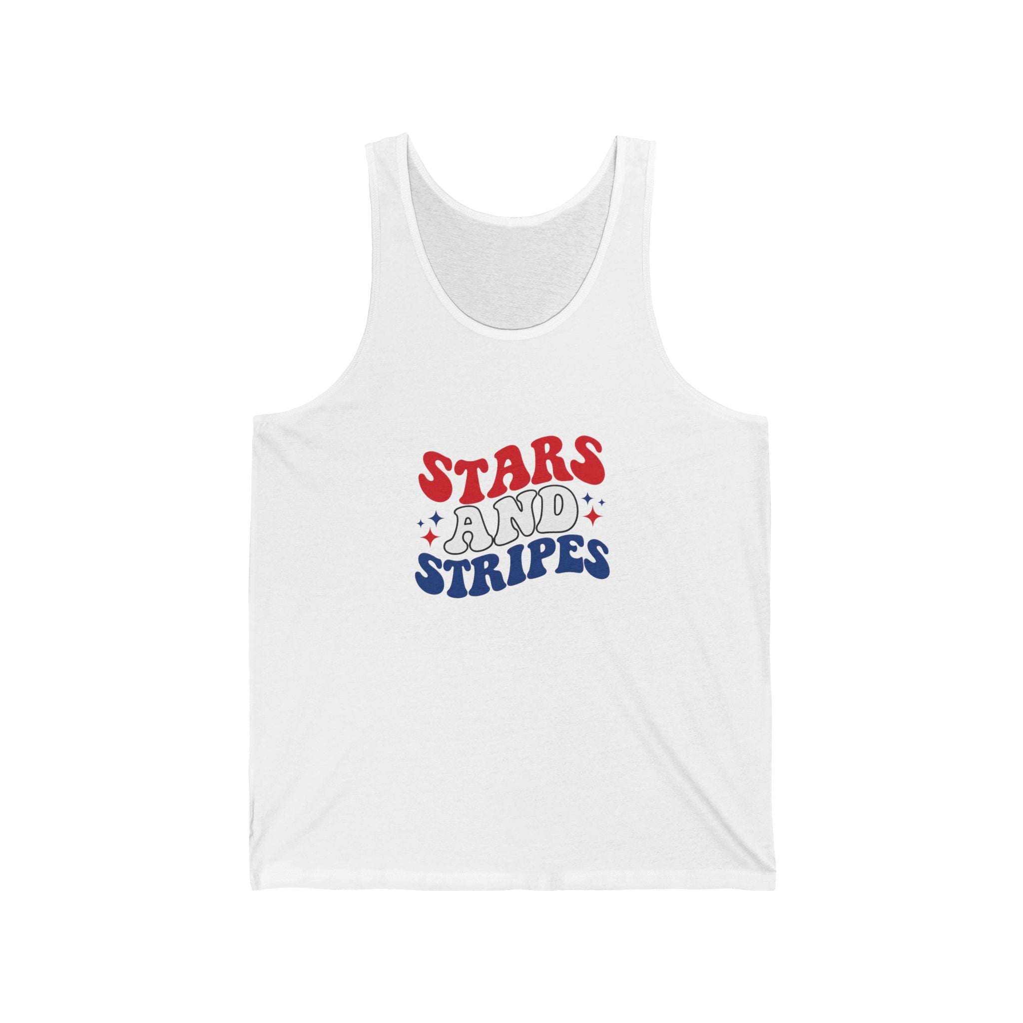 Stars and Stripes Tank Top — Patriotic 4th of July Tee