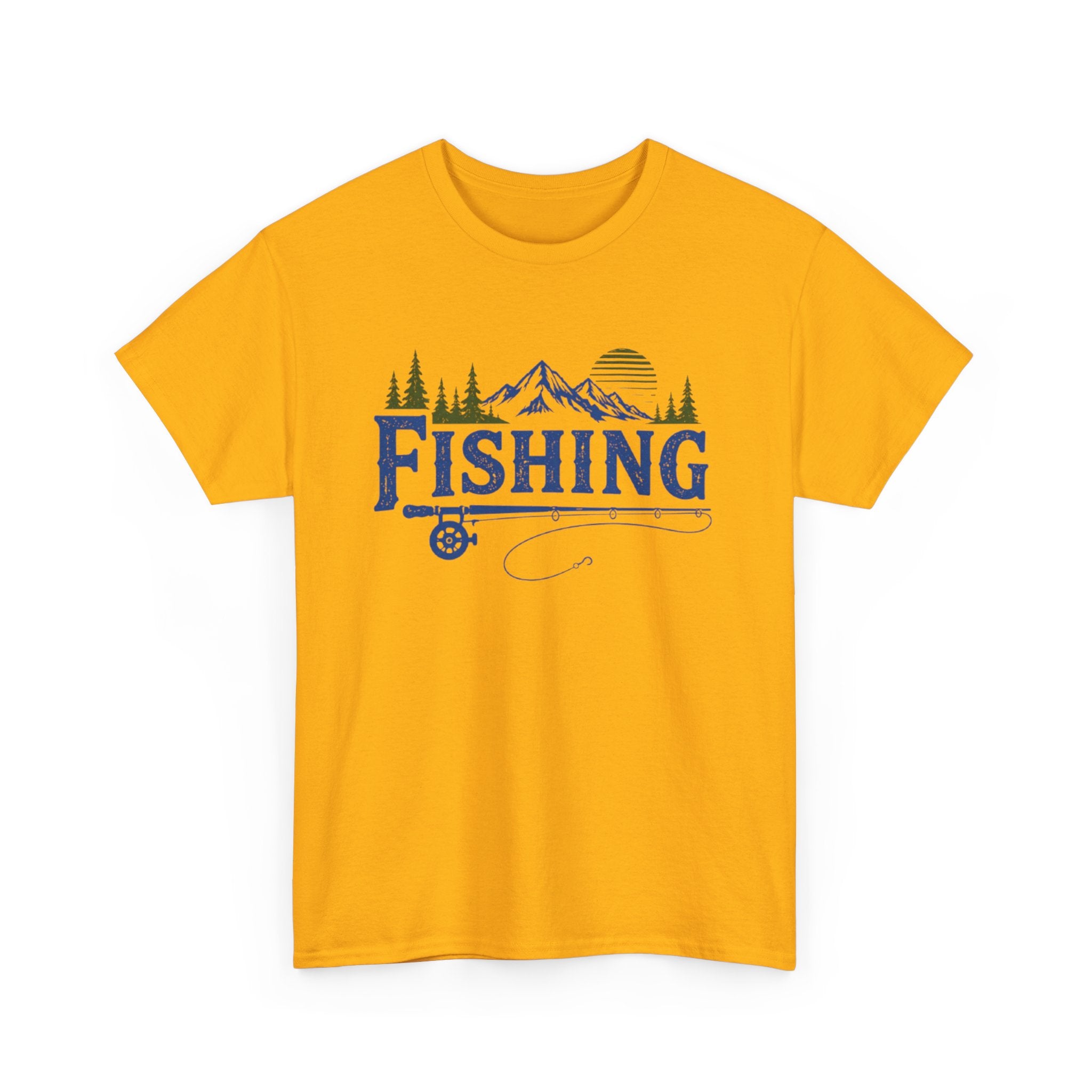 Mountain & Fly Rod Fishing Tee