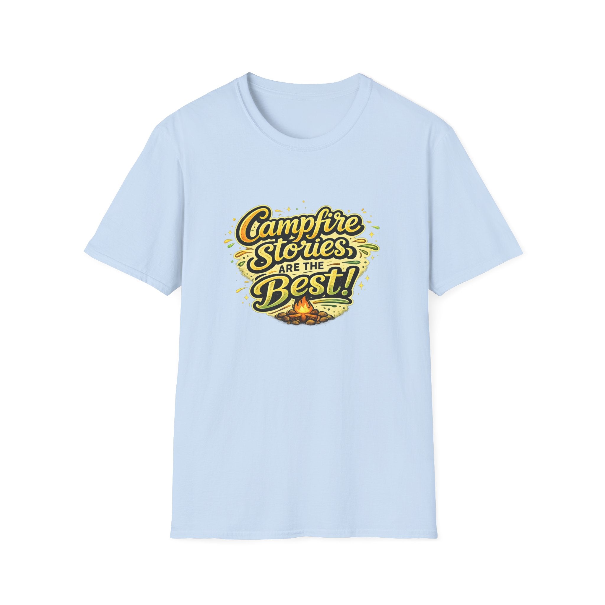Campfire Stories Are the Best T-Shirt — Cozy Camping Tee for Storytellers & Outdoor Lovers