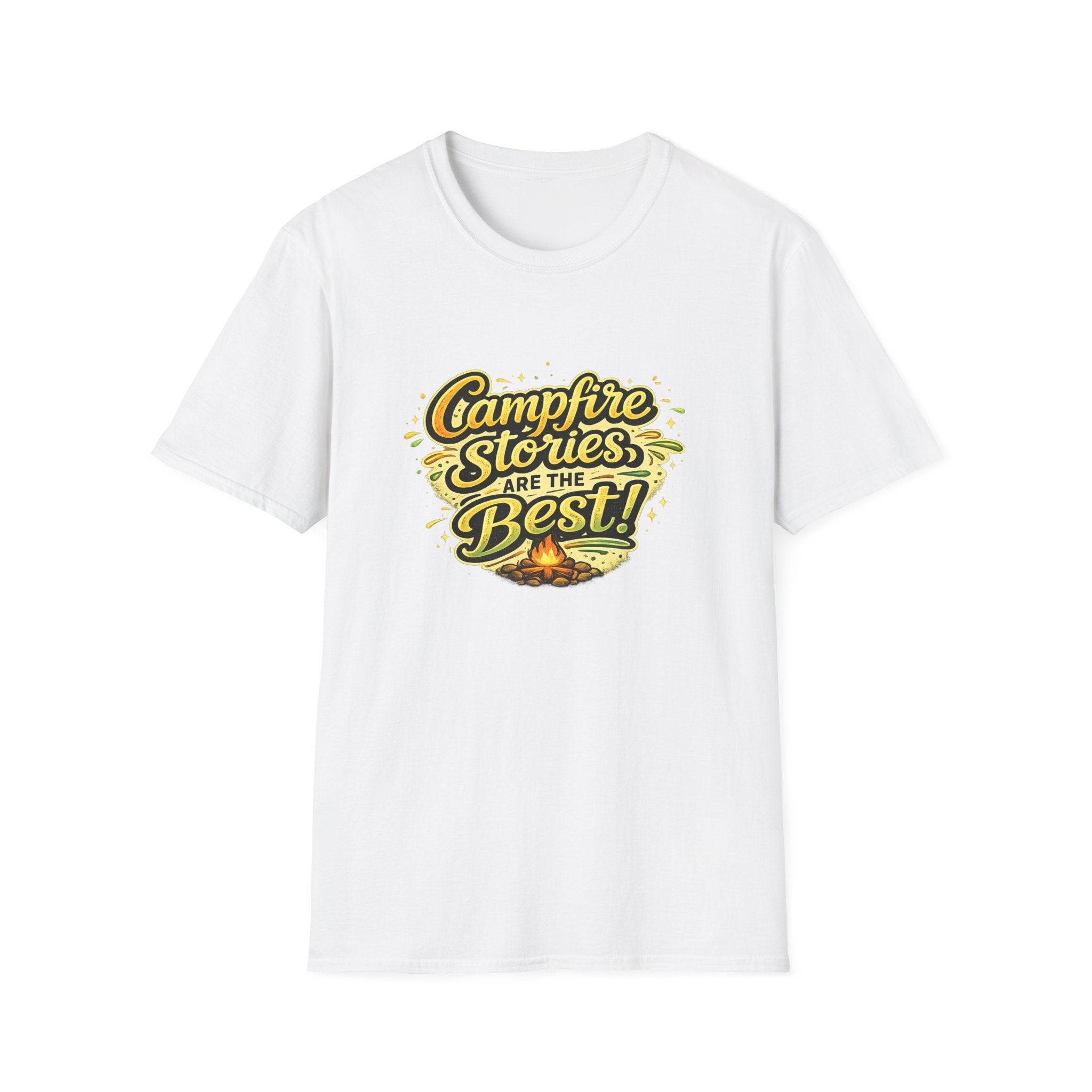 Campfire Stories Are the Best T-Shirt — Cozy Camping Tee for Storytellers & Outdoor Lovers