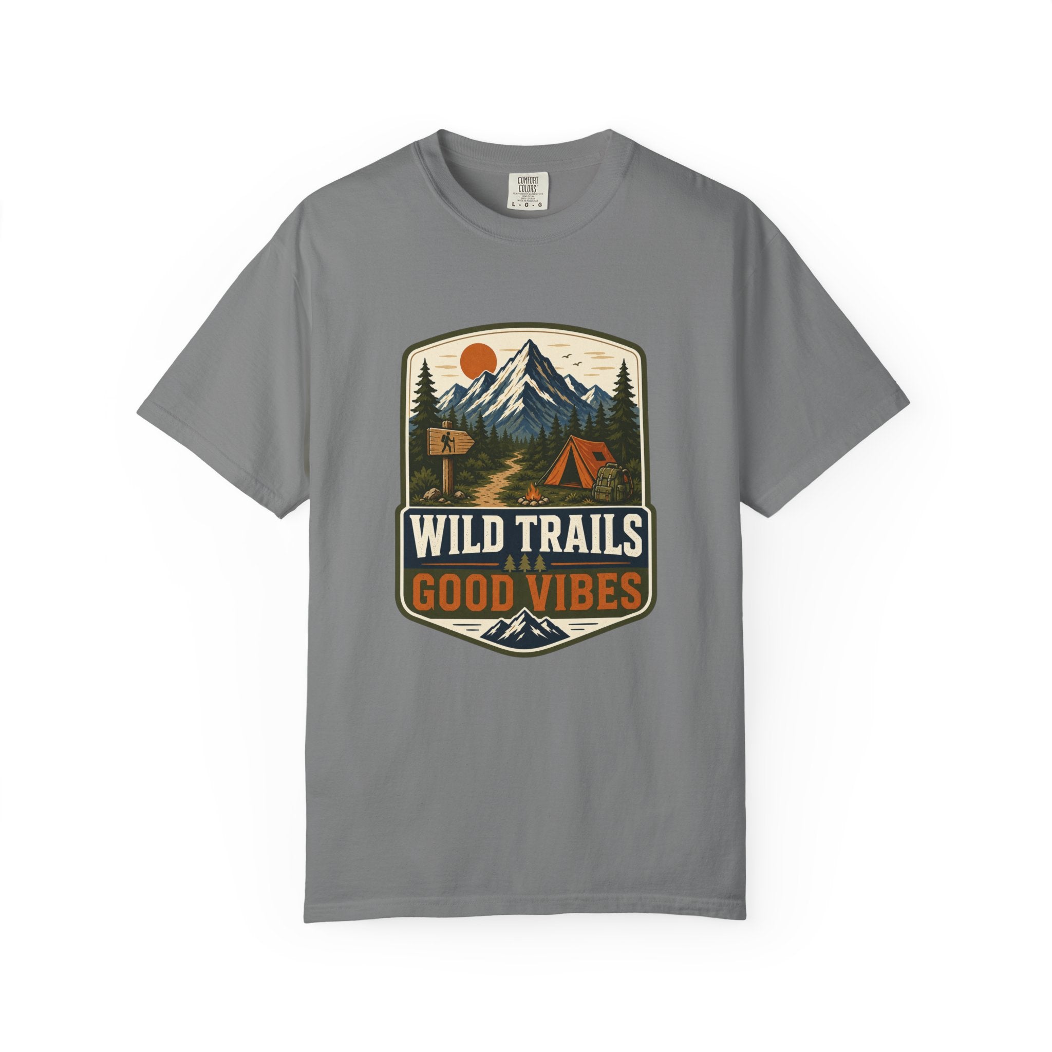 Adventure T-Shirt — Wild Trails Good Vibes Camping Tee