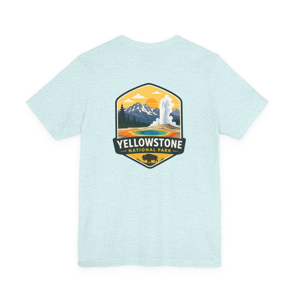 Yellowstone National Park Badge Tee — Outdoor Adventure T-Shirt