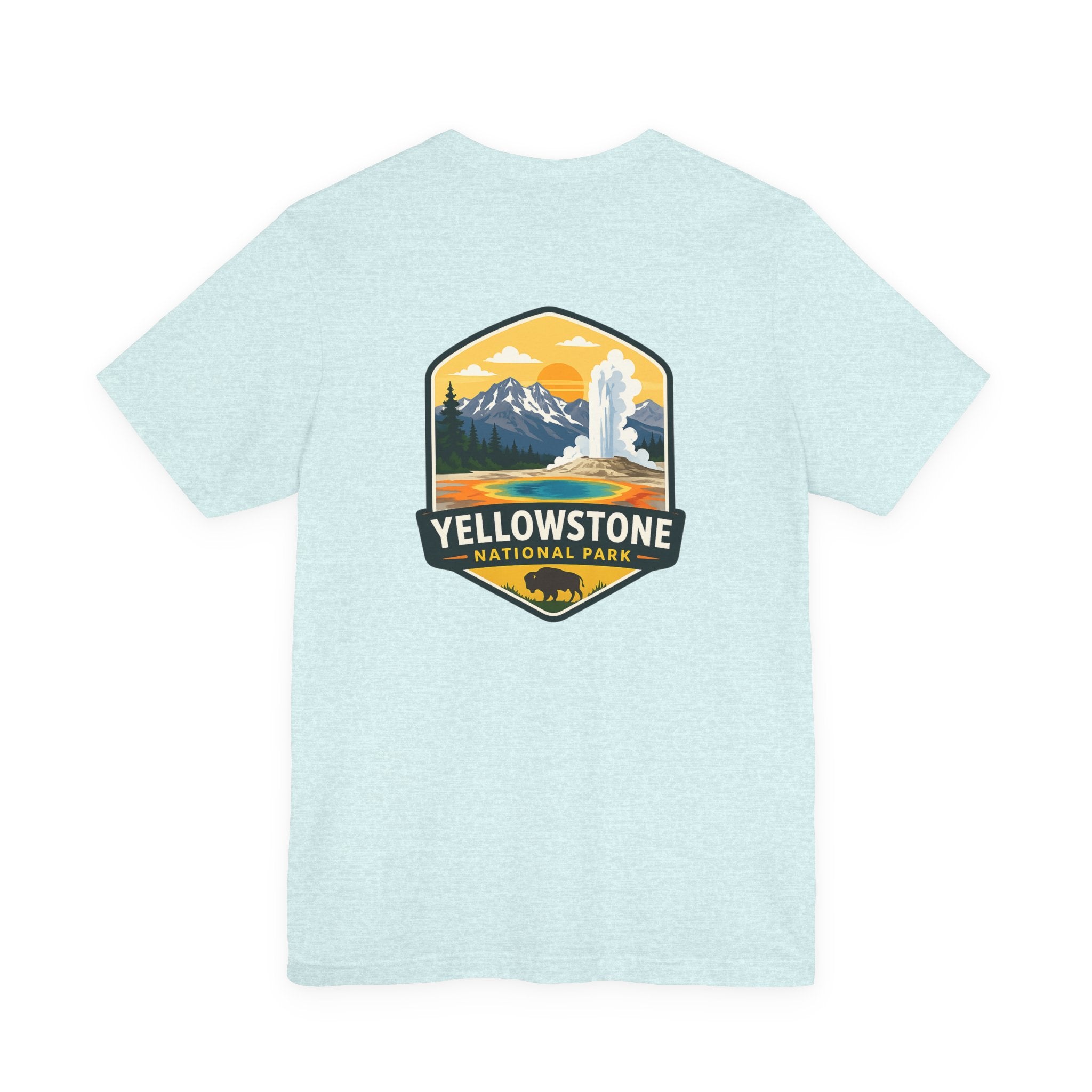 Yellowstone National Park Badge Tee — Outdoor Adventure T-Shirt