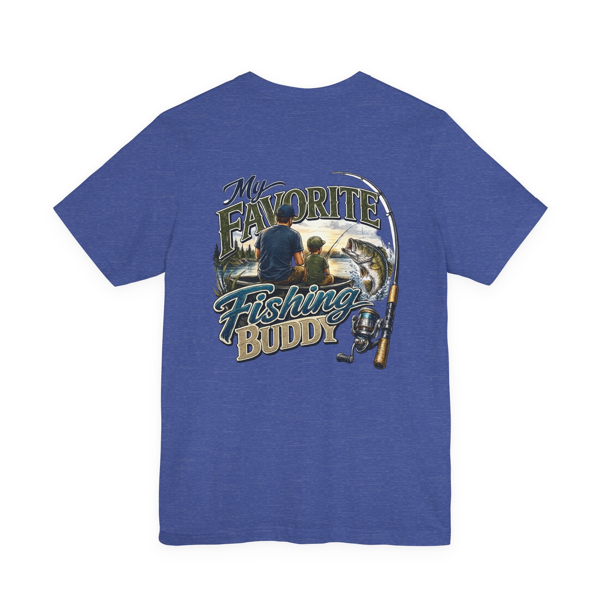 Fishing Father Son Tee — My Favorite Fishing Buddy Graphic T-Shirt