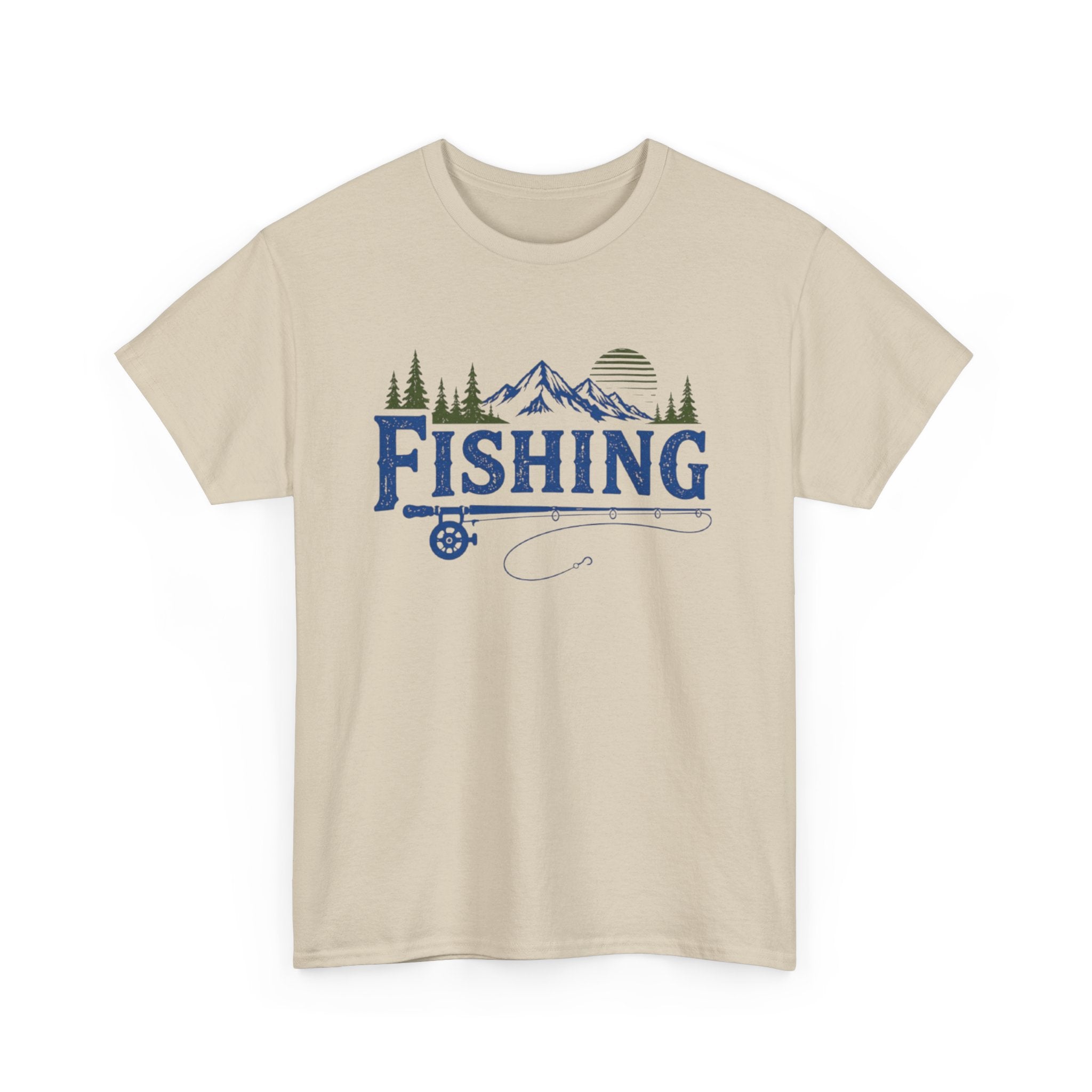 Mountain & Fly Rod Fishing Tee