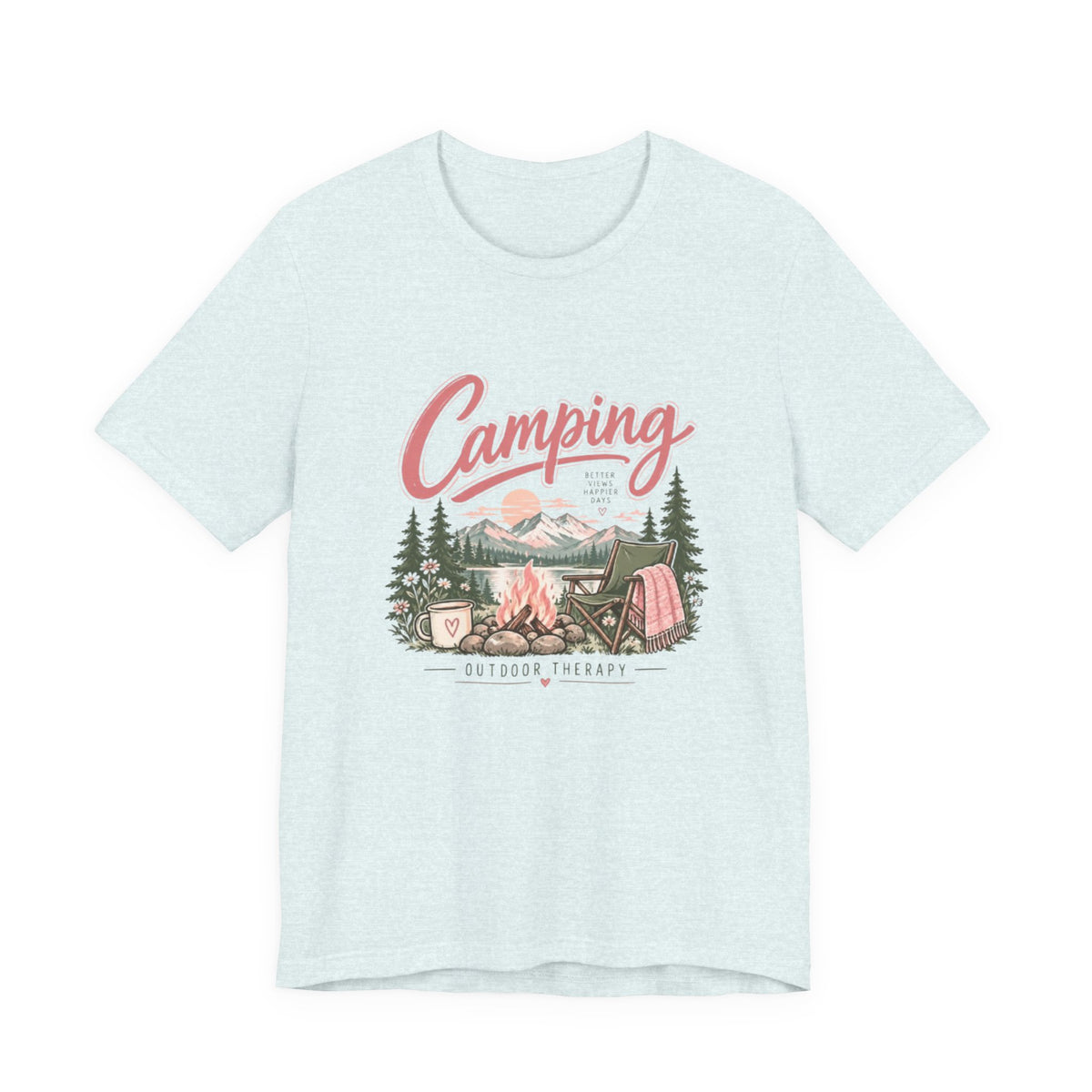 Camping Outdoor Therapy T-Shirt