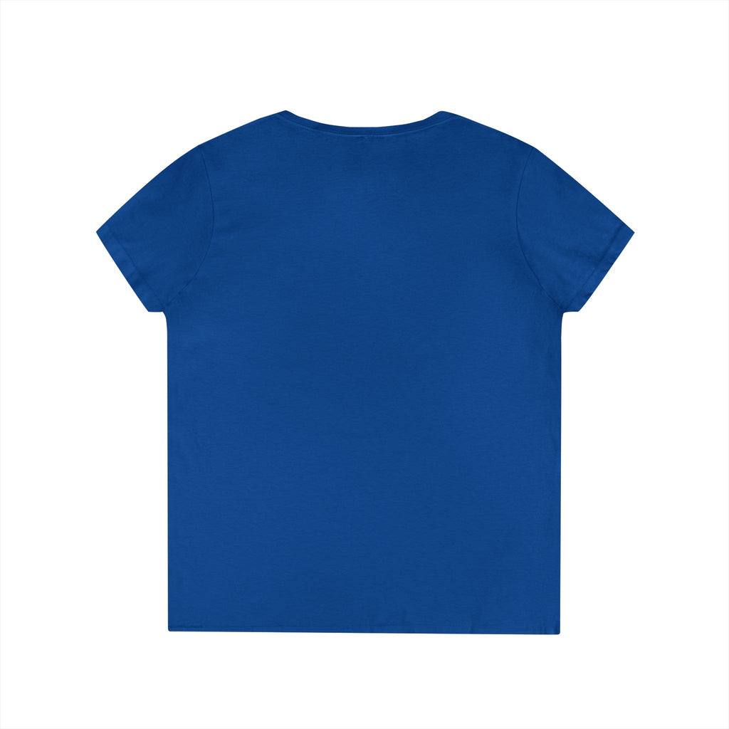Hang in There Sloth Tee - Ladies V-Neck T-Shirt