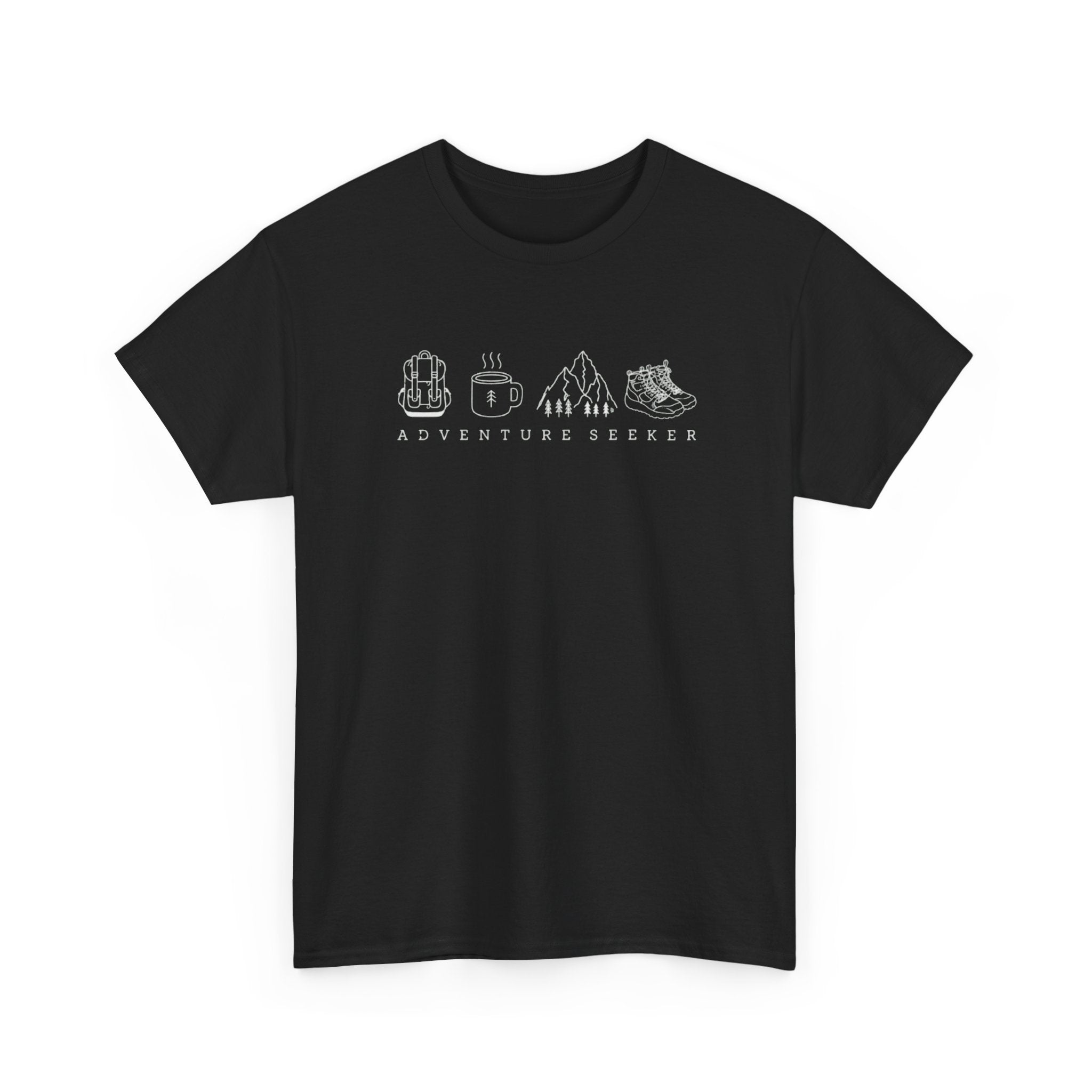 Adventure Begins Hiking T‑Shirt