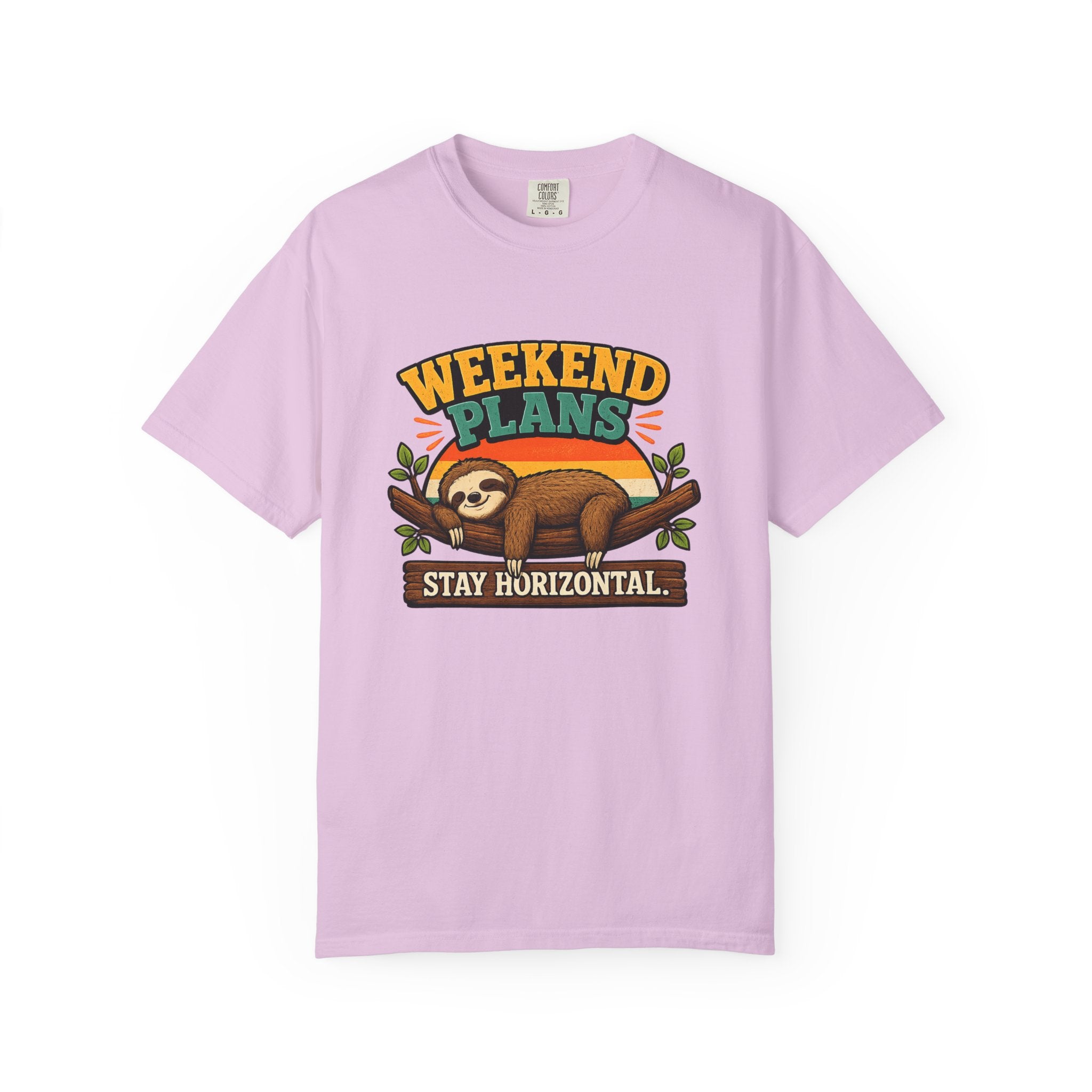 Weekend Plans Sloth T-Shirt