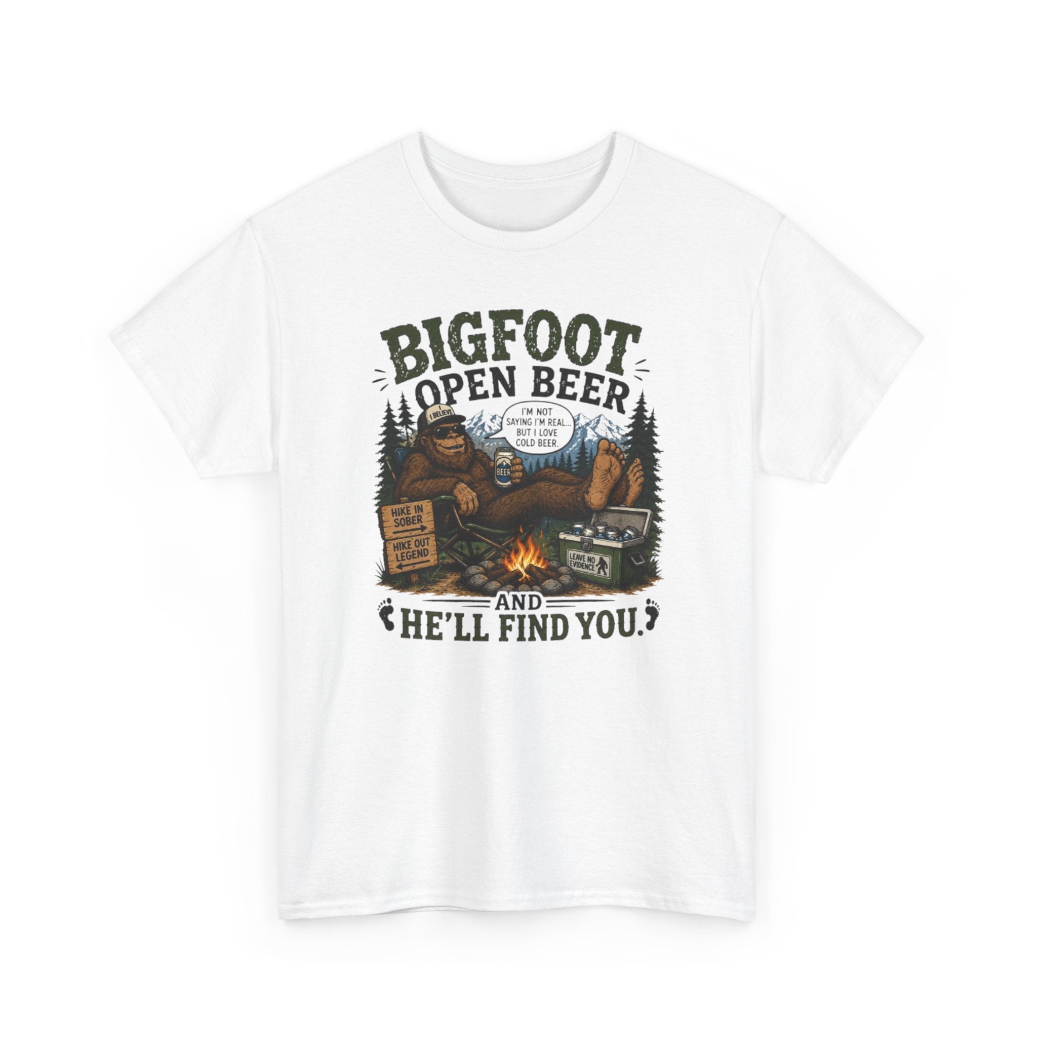 Bigfoot Open Beer T-Shirt