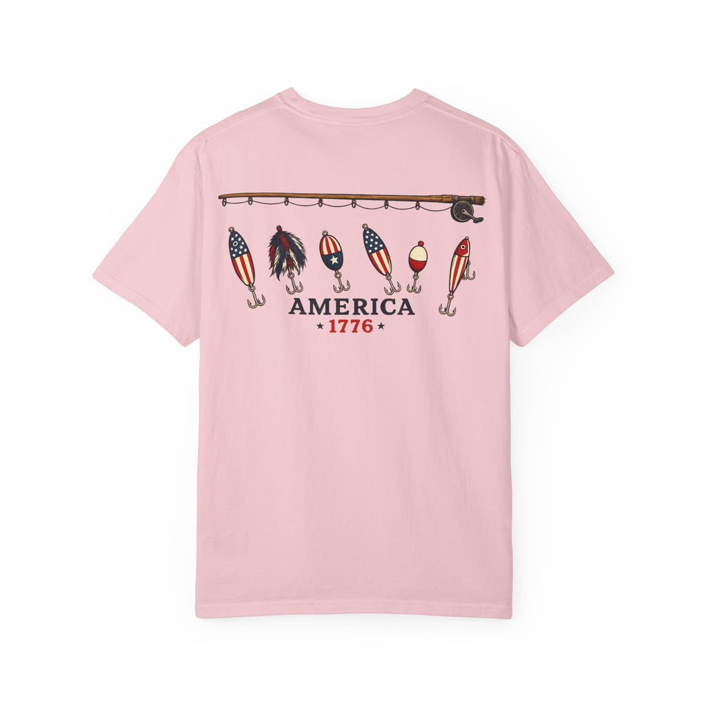 America 1776 Fishing Lures Tee