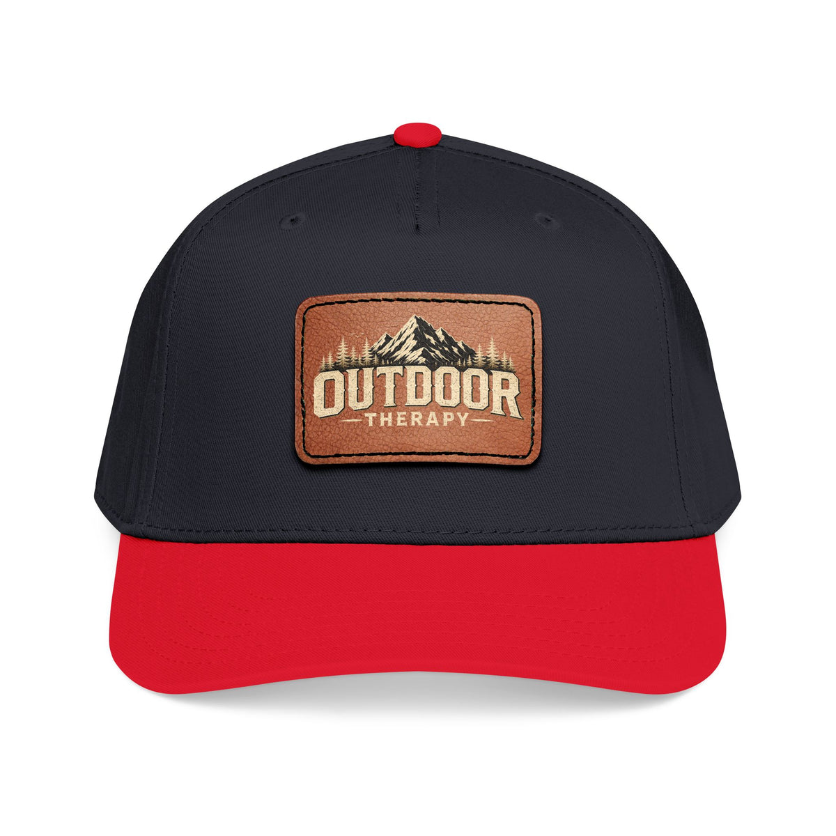 Mid Profile Outdoor Therapy with Leather Patch (Rectangle)