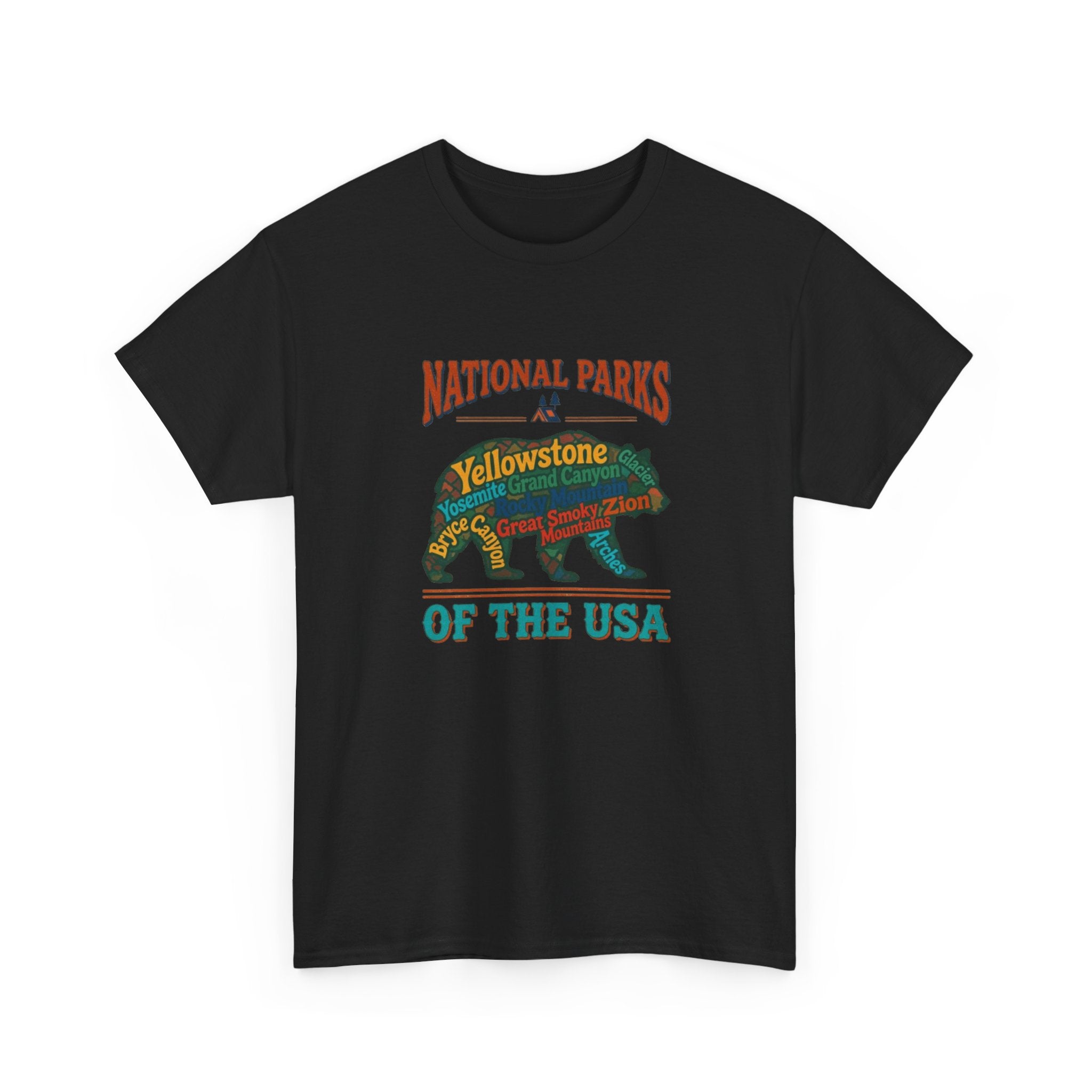 National Parks Bear T-Shirt — Vintage USA Parks Tee