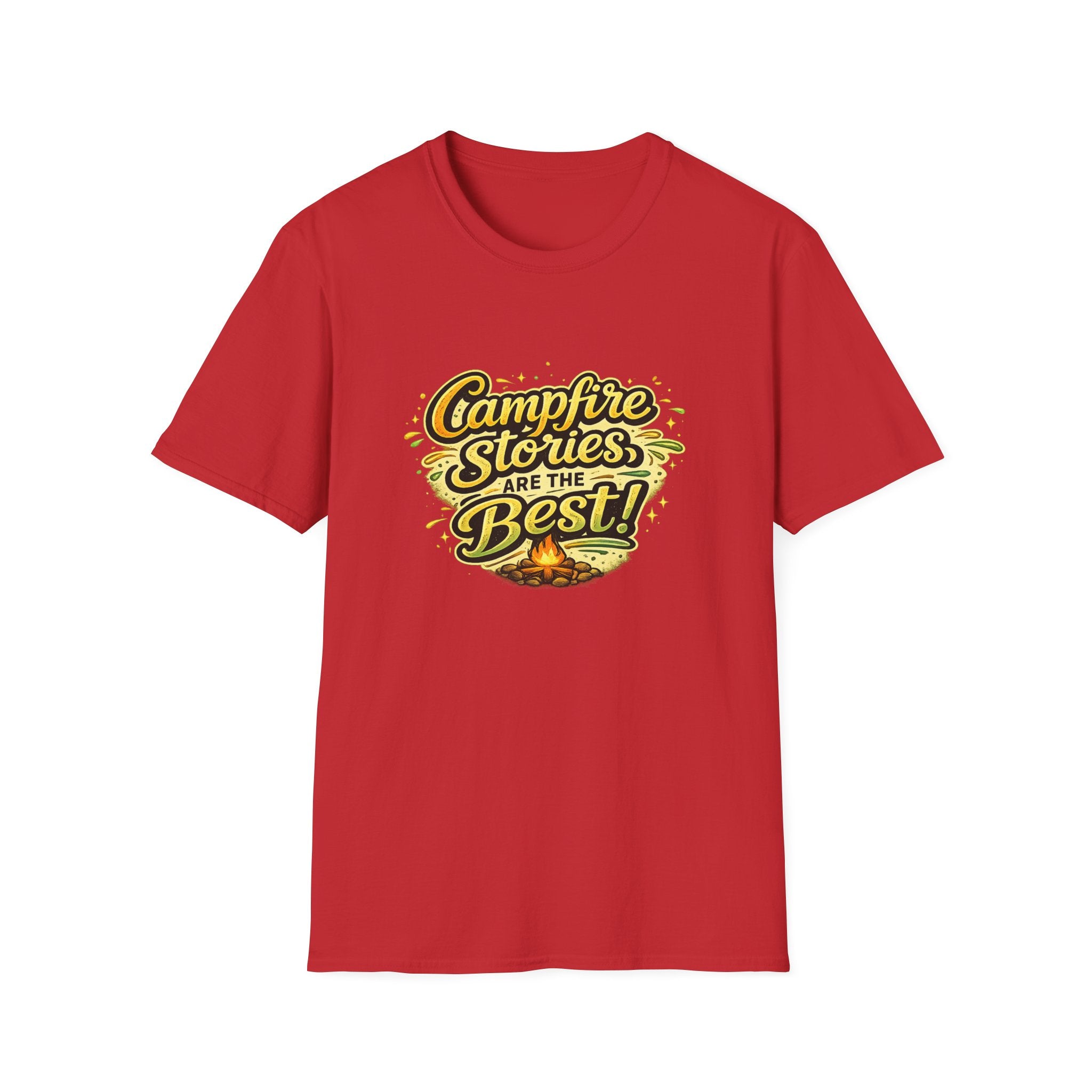 Campfire Stories Are the Best T-Shirt — Cozy Camping Tee for Storytellers & Outdoor Lovers