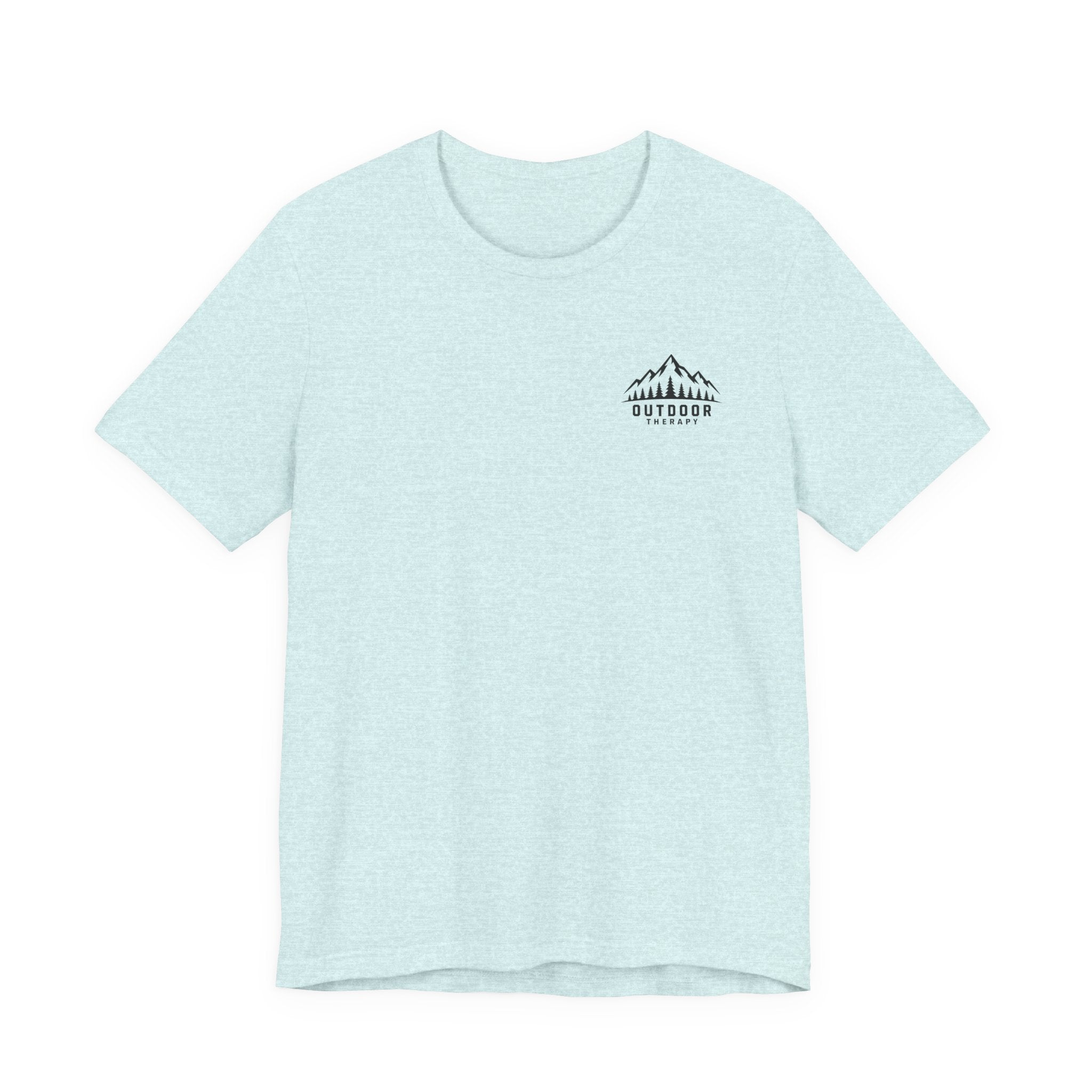 Outdoor Therapy Camping T‑Shirt — Mountain Campfire Graphic Tee
