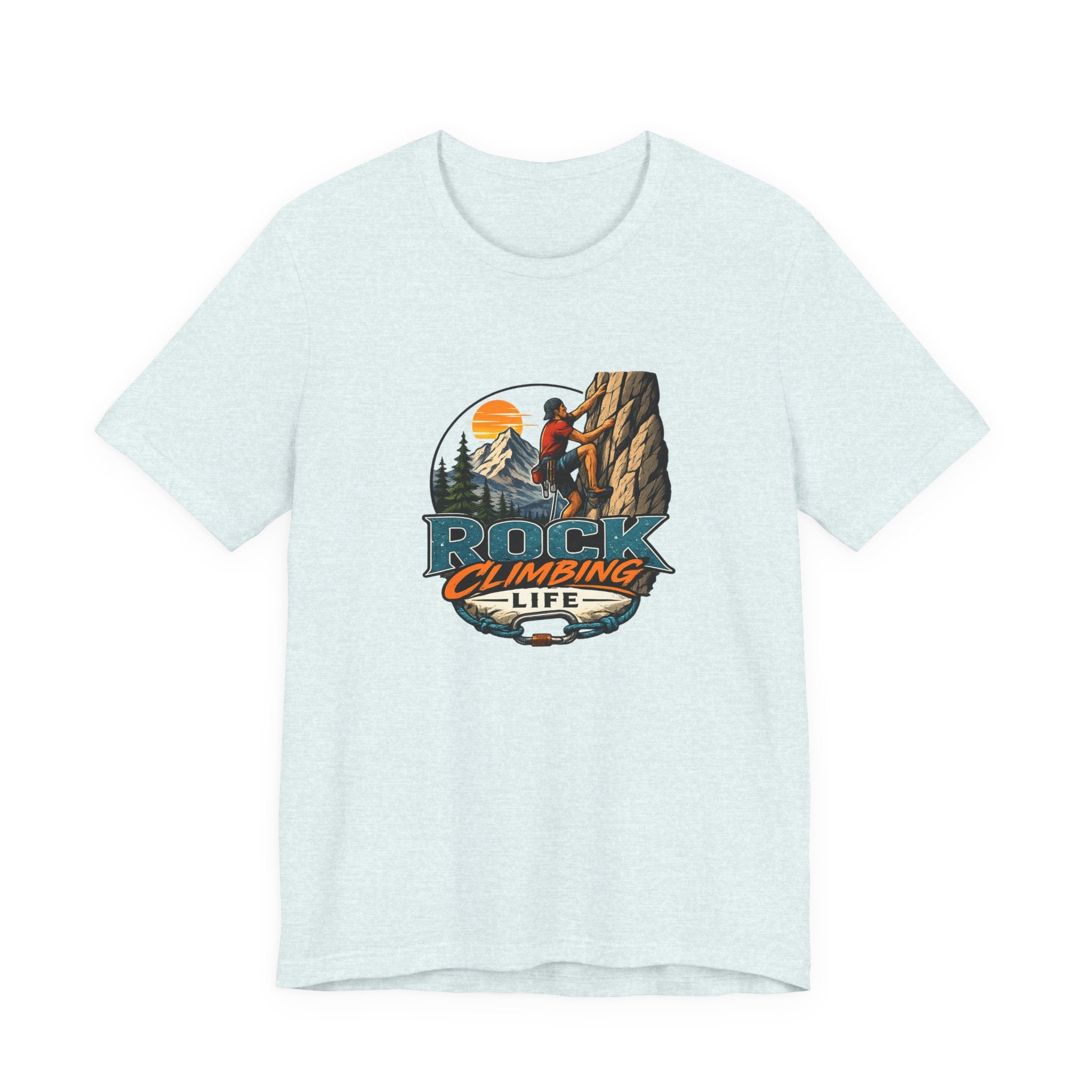 Rock Climbing Life T-Shirt — Outdoor Climber Graphic Tee