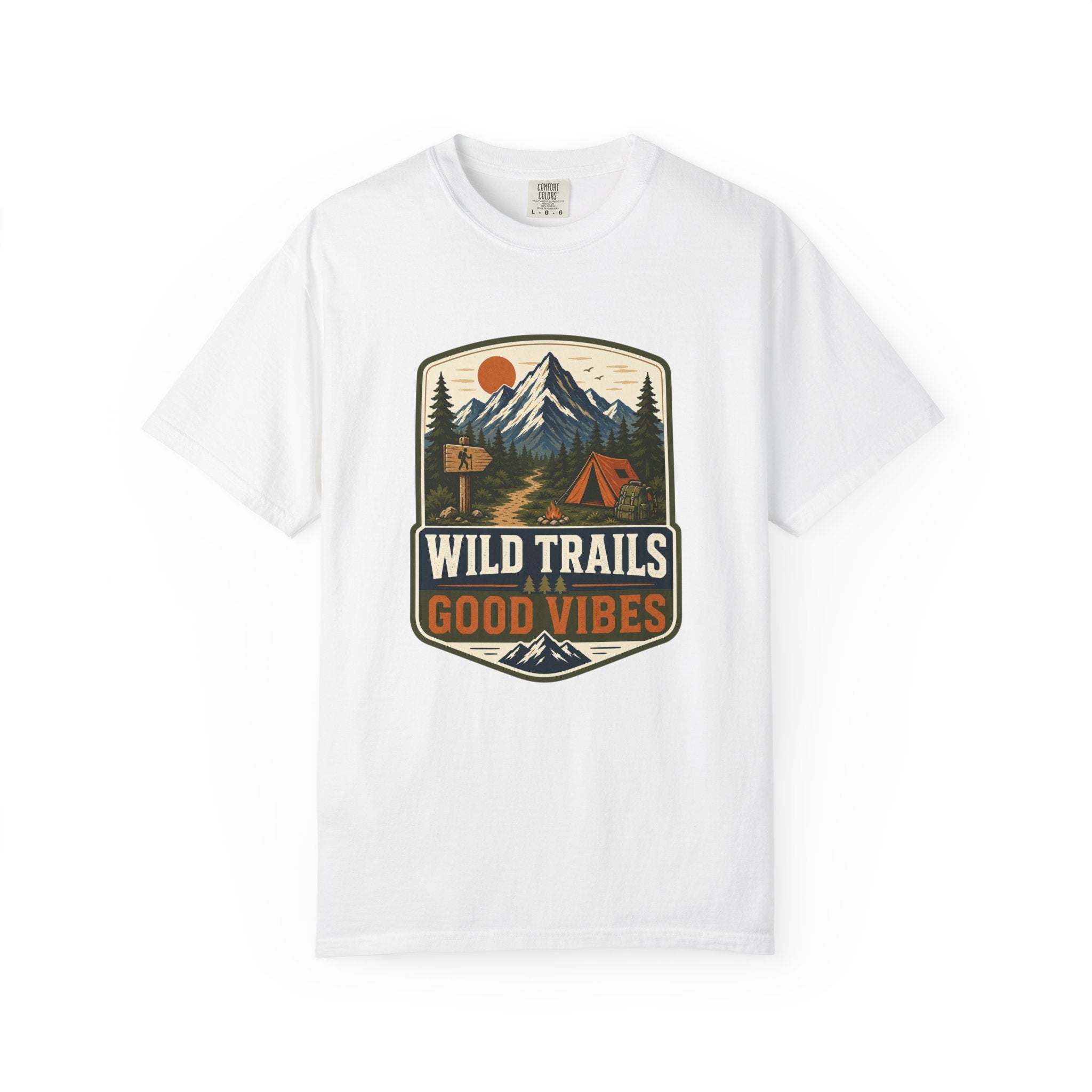 Adventure T-Shirt — Wild Trails Good Vibes Camping Tee