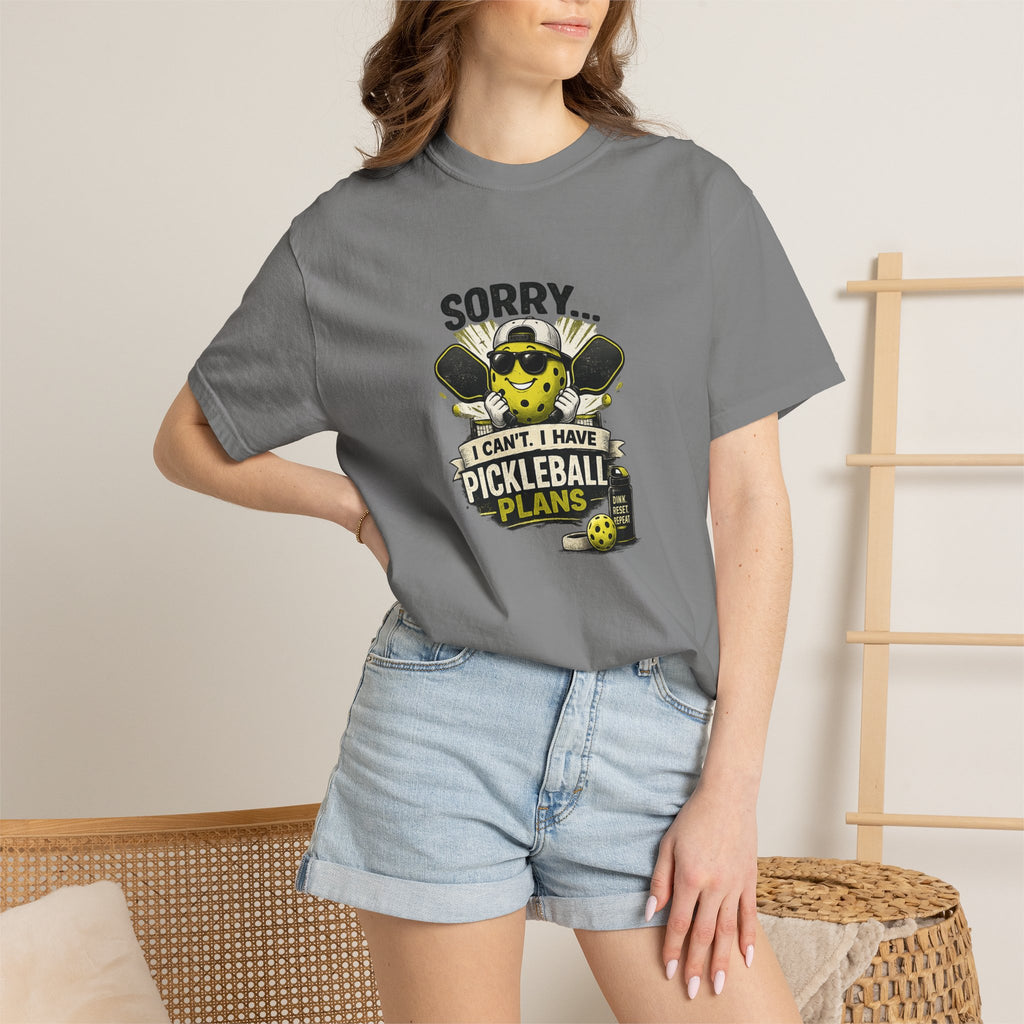 Pickleball Plans T-Shirt — "Sorry I Can’t, I Have Pickleball Plans" Graphic Tee