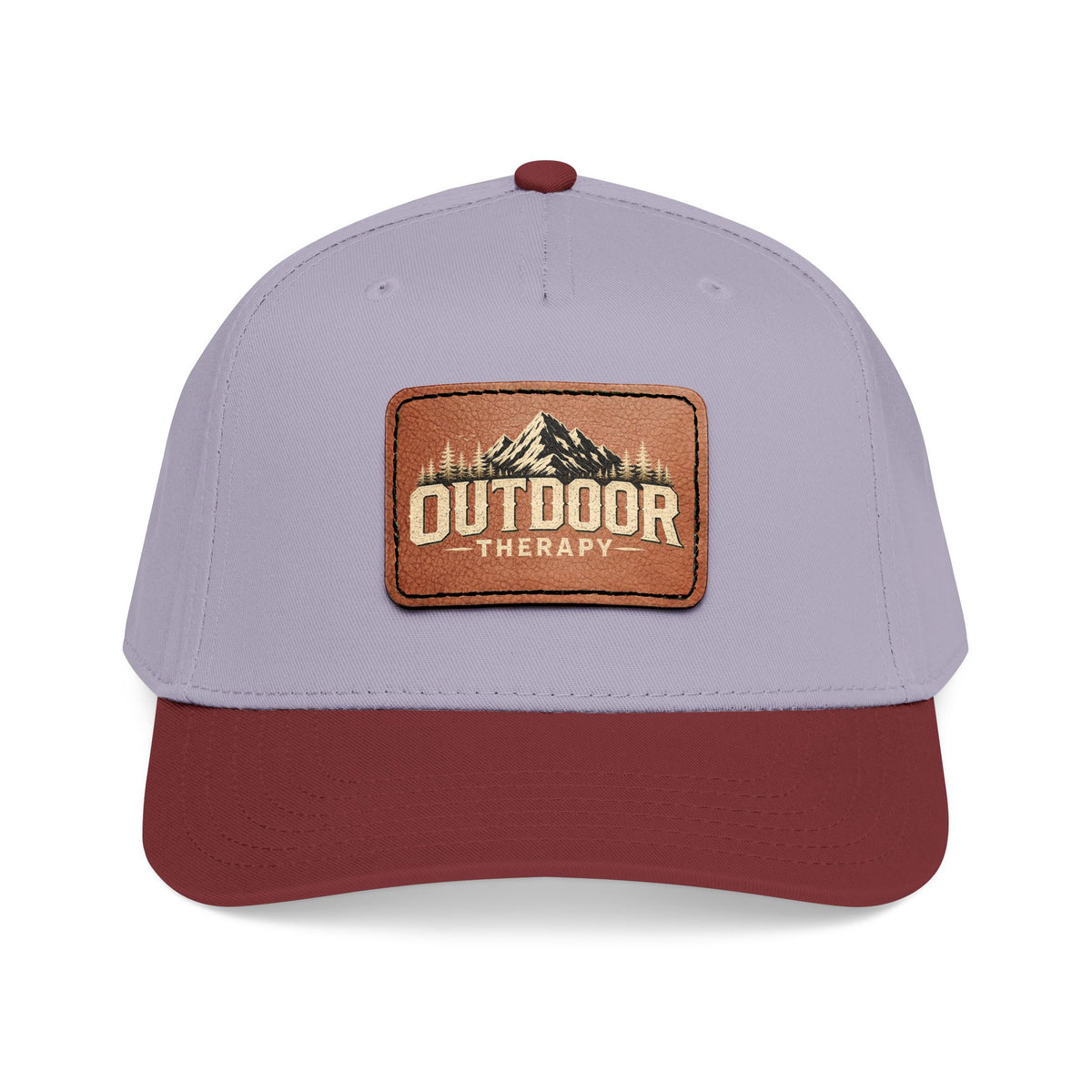 Mid Profile Outdoor Therapy with Leather Patch (Rectangle)