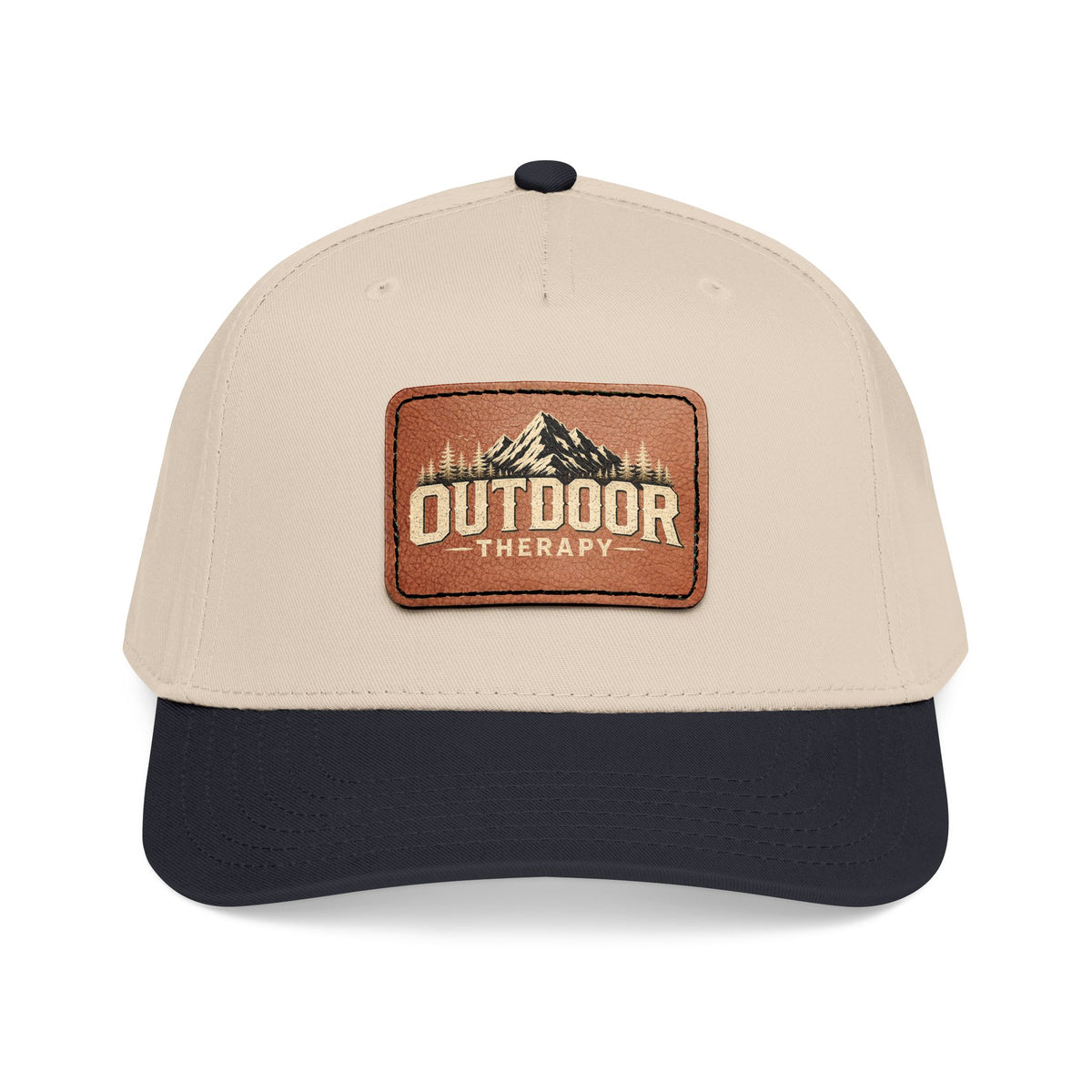Mid Profile Outdoor Therapy with Leather Patch (Rectangle)