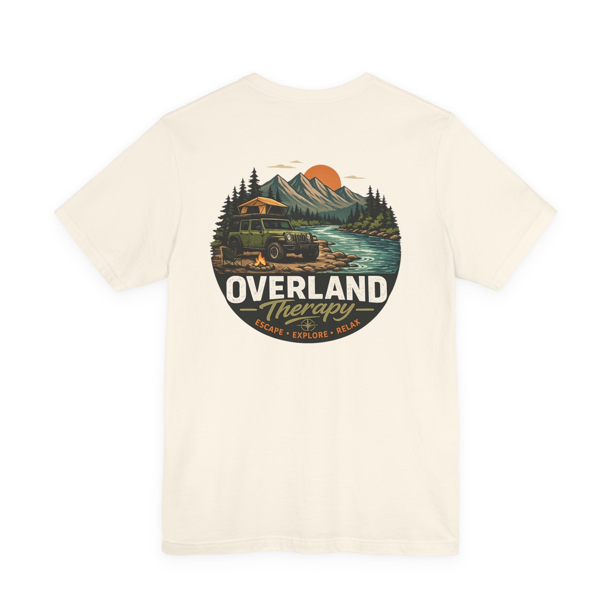Overland Therapy Adventure T-Shirt — Camping & Off-Road Explorer Tee