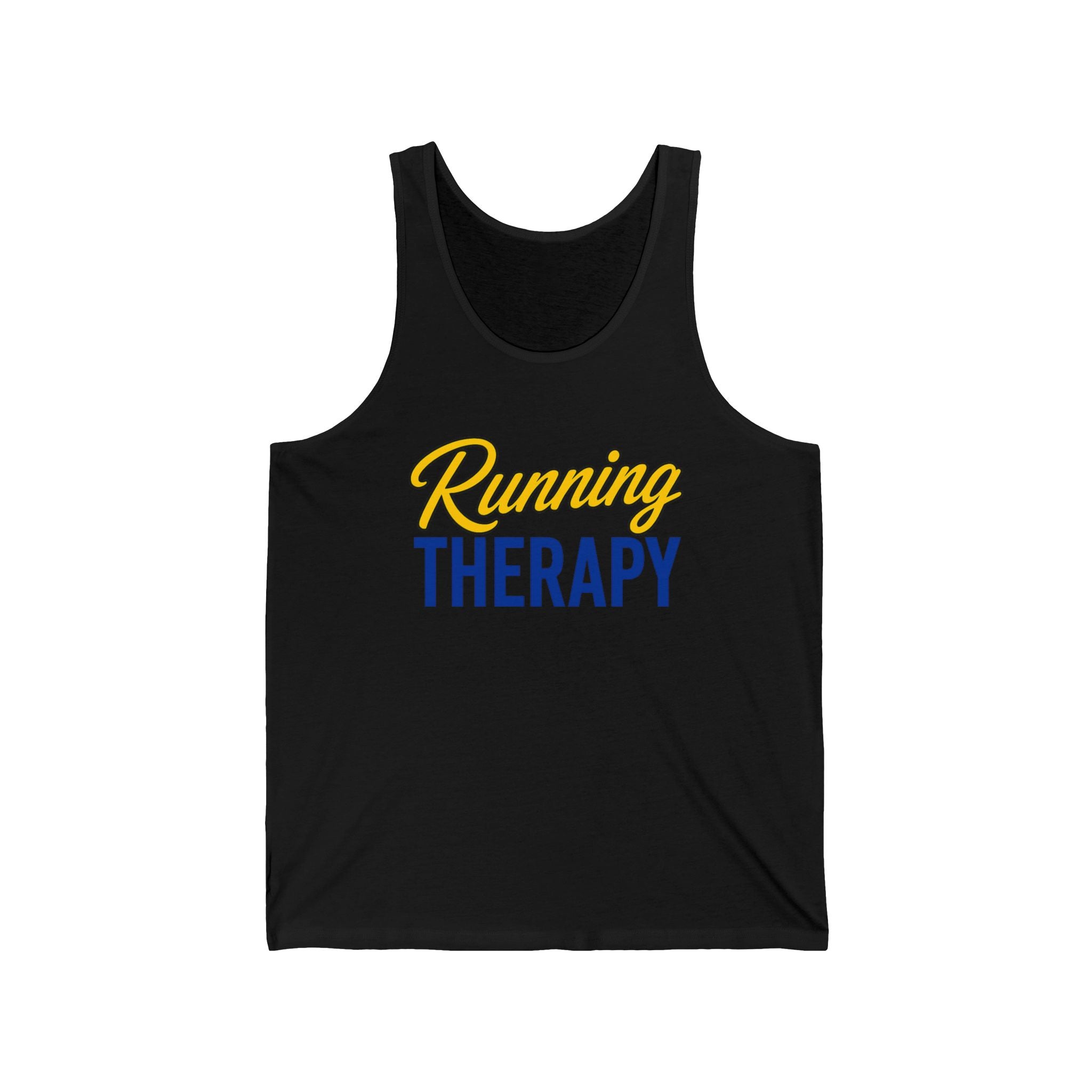 Running Therapy Tank Top – Motivational Running Tee for Runners