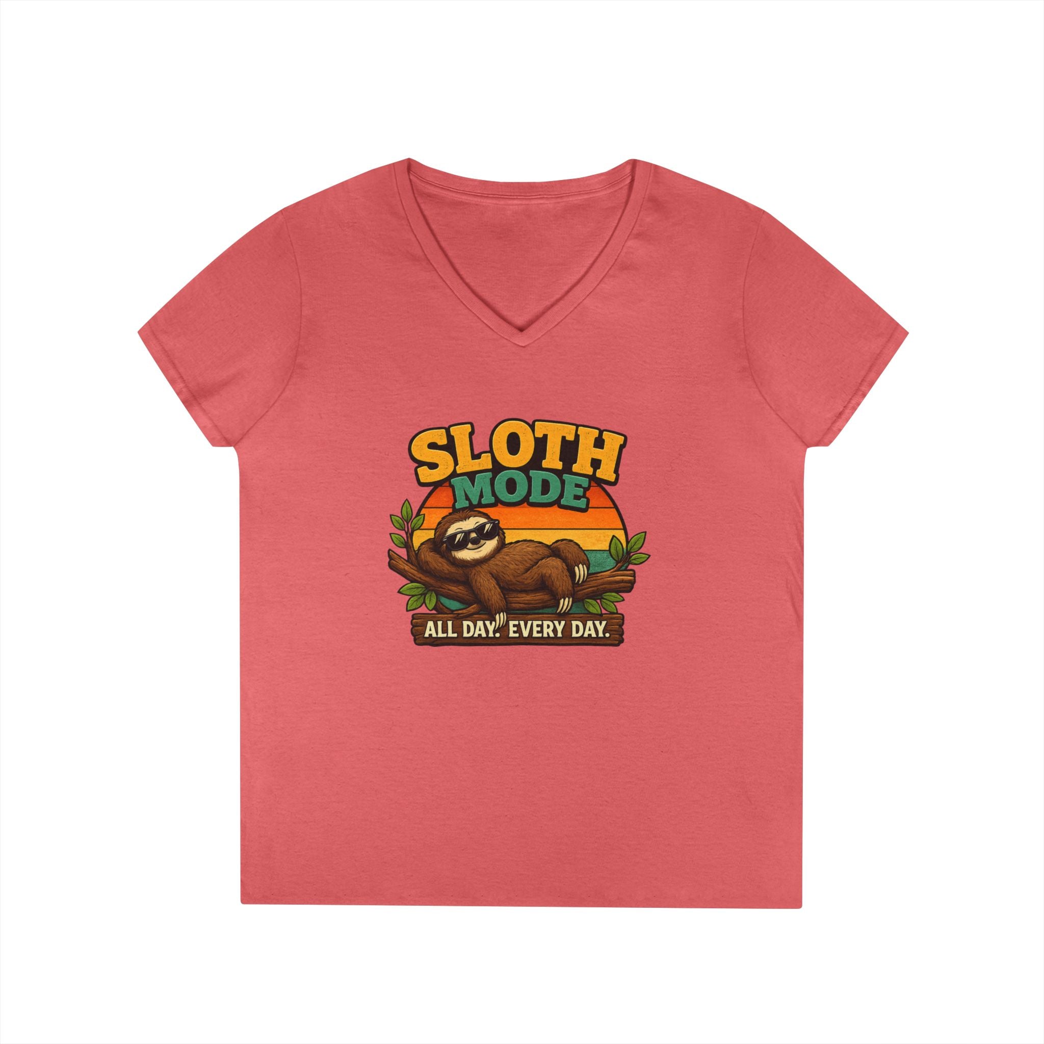 Sloth Mode V-Neck T-Shirt