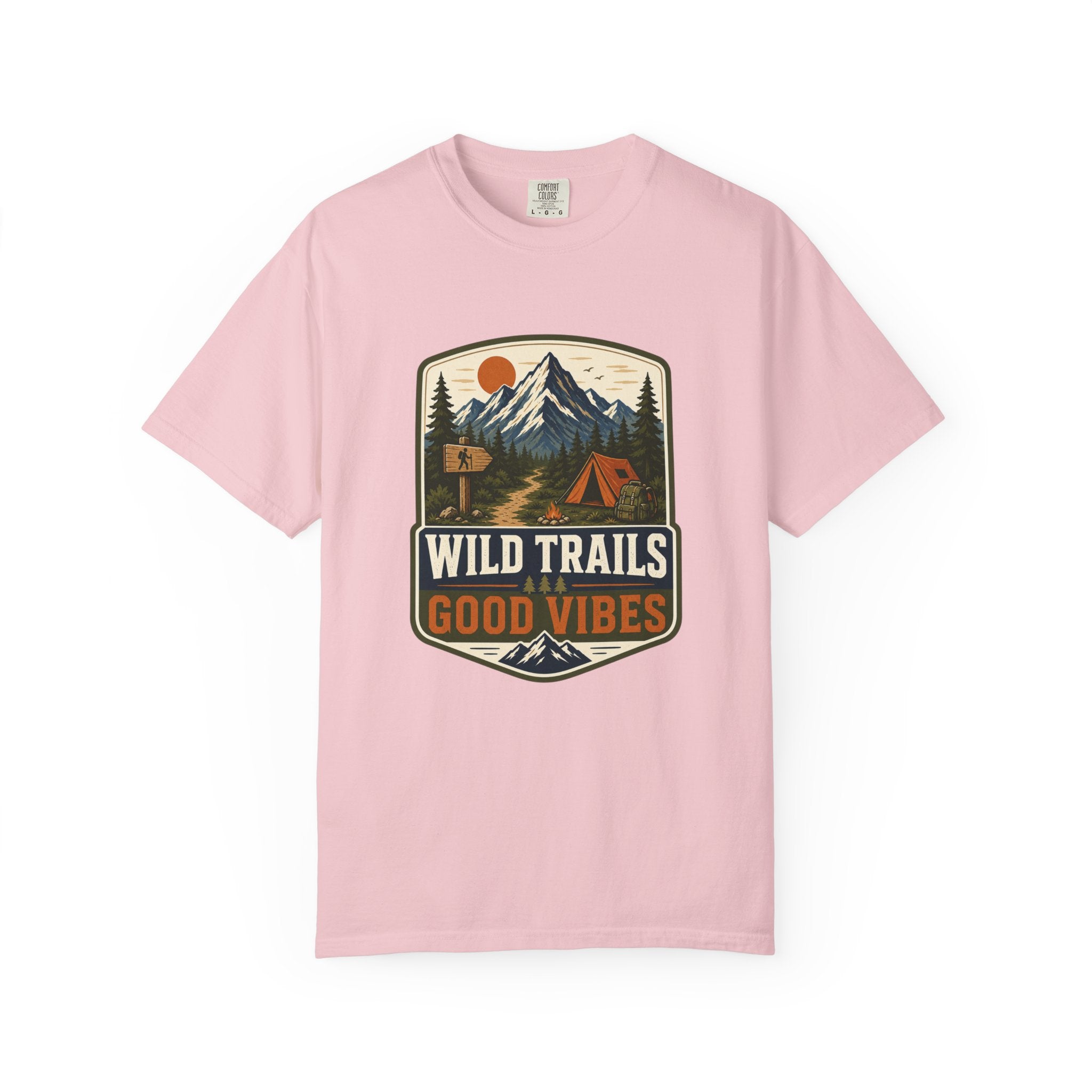 Adventure T-Shirt — Wild Trails Good Vibes Camping Tee