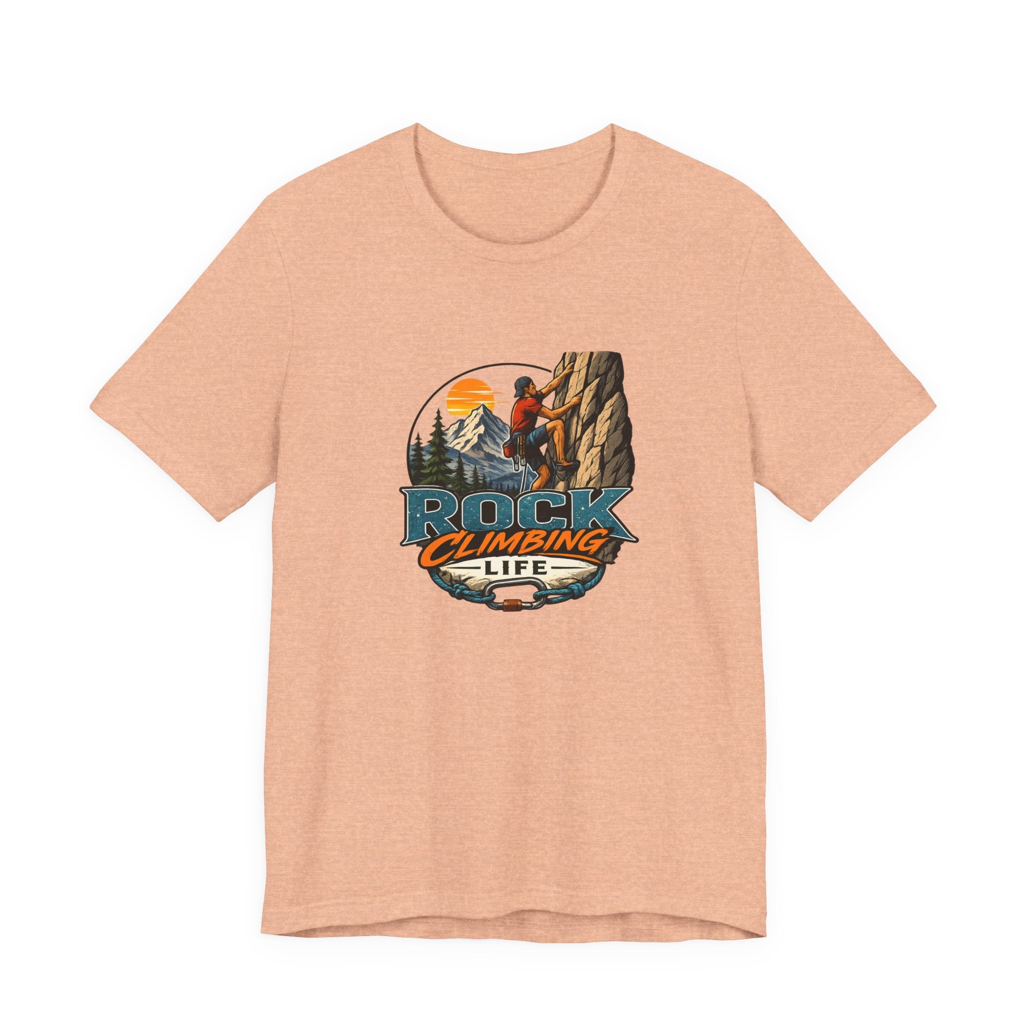 Rock Climbing Life T-Shirt — Outdoor Climber Graphic Tee