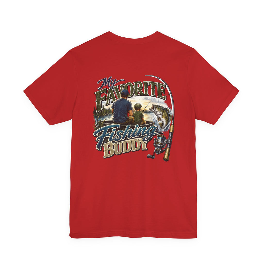 Fishing Father Son Tee — My Favorite Fishing Buddy Graphic T-Shirt