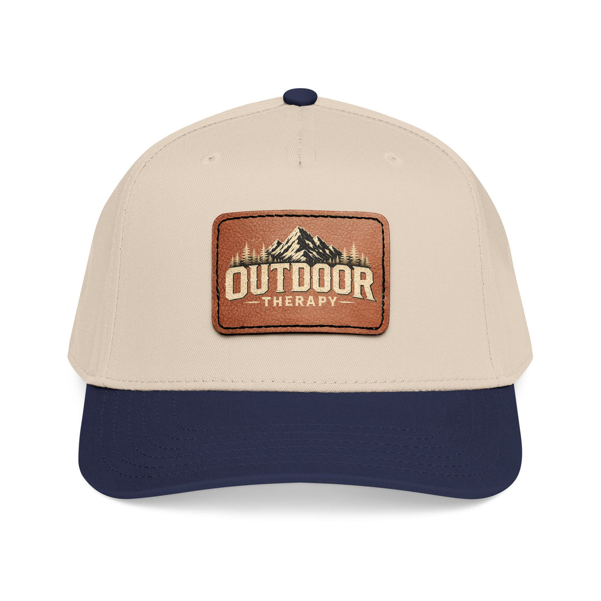 Mid Profile Outdoor Therapy with Leather Patch (Rectangle)
