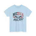 Merica Hell Yea! Patriotic Eagle T-Shirt - 4th of July American Flag Tee