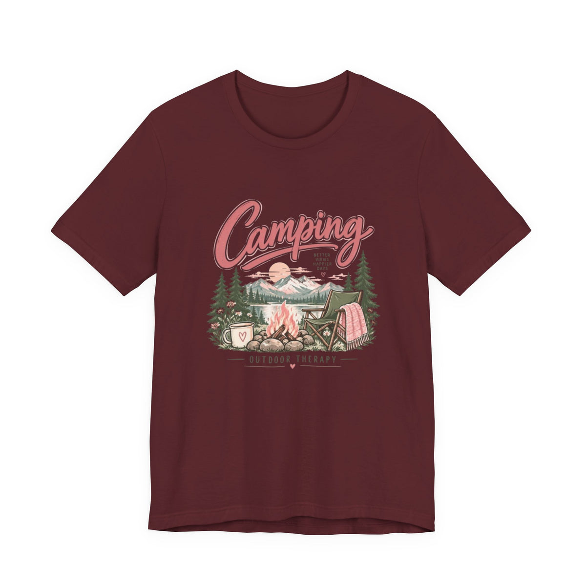 Camping Outdoor Therapy T-Shirt