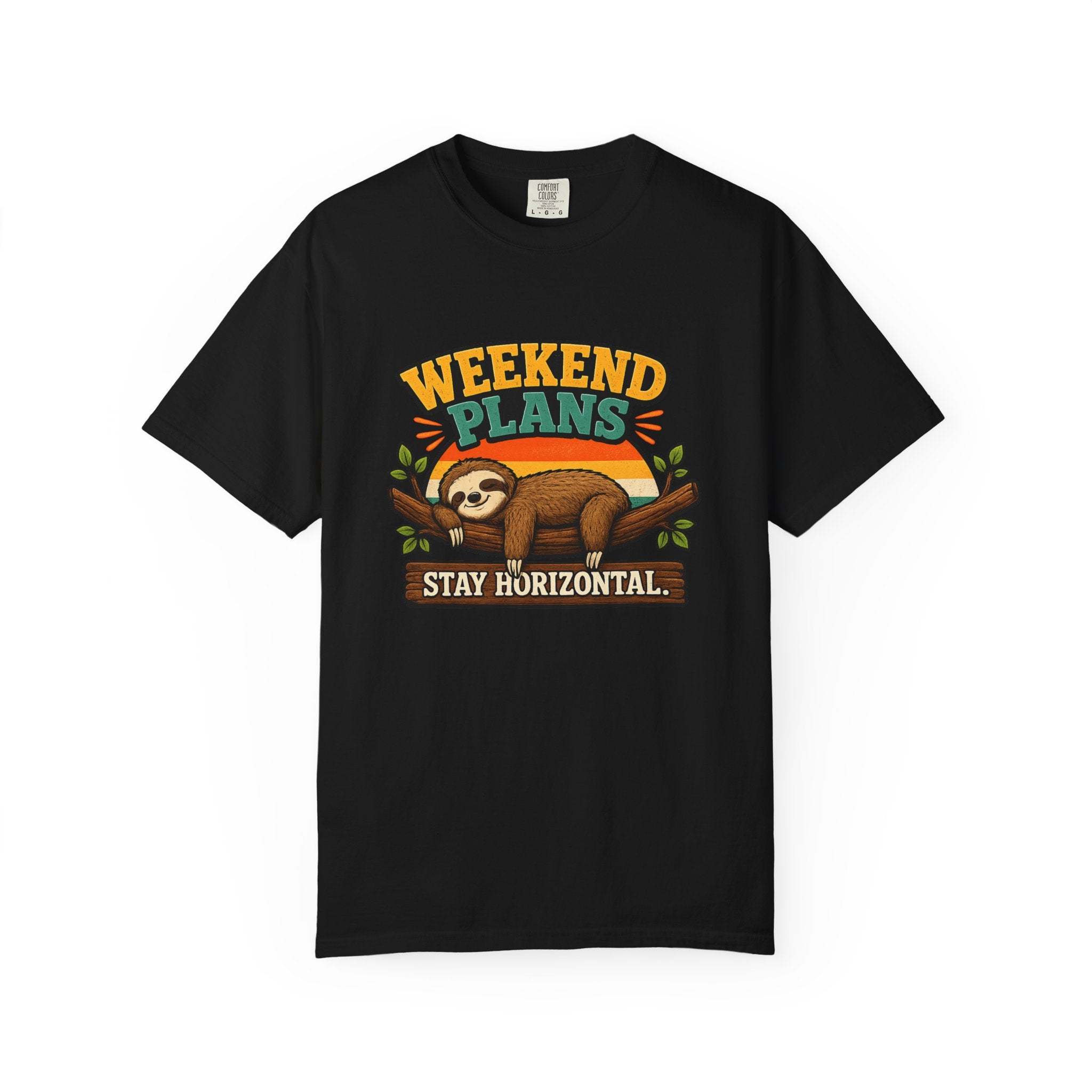 Weekend Plans Sloth T-Shirt