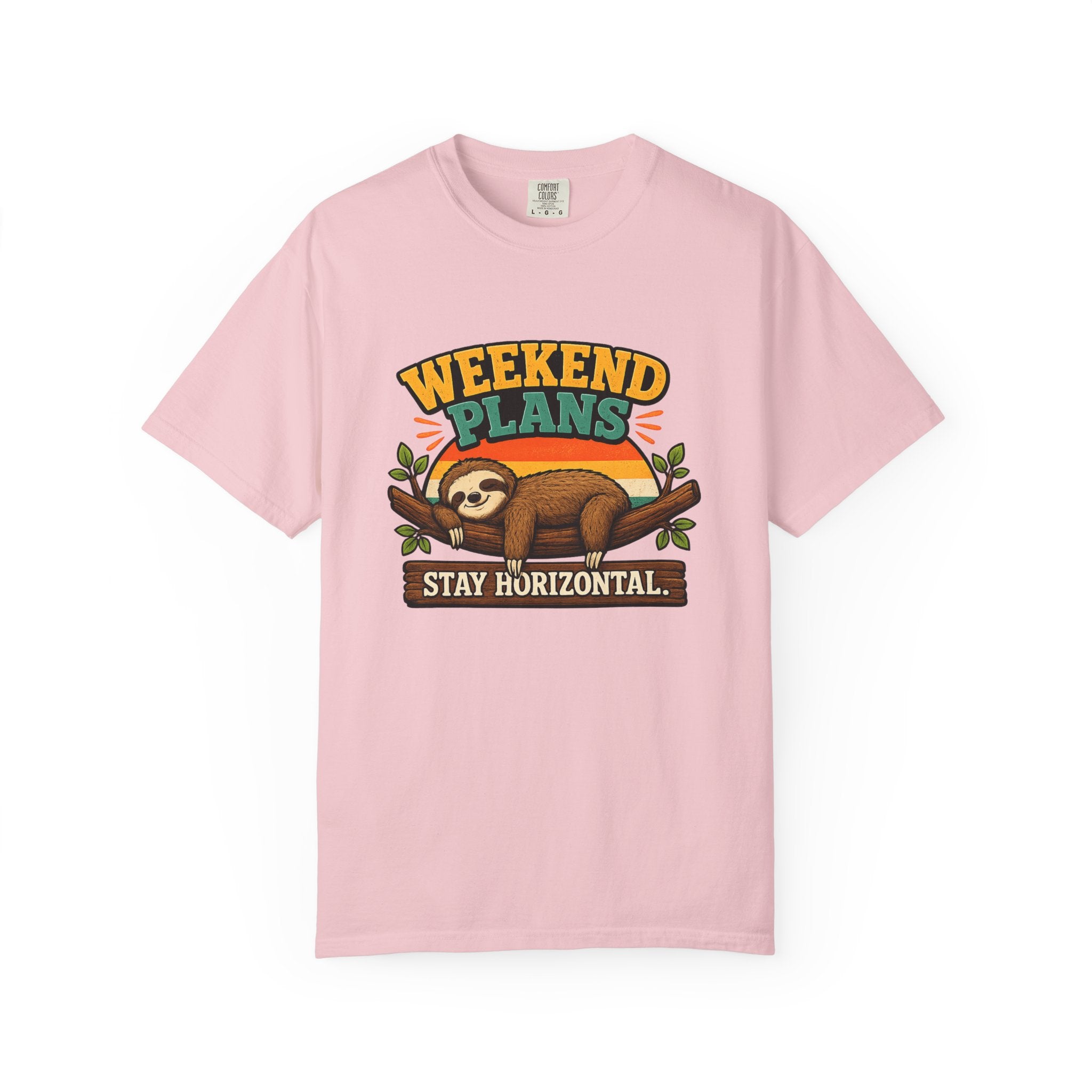 Weekend Plans Sloth T-Shirt