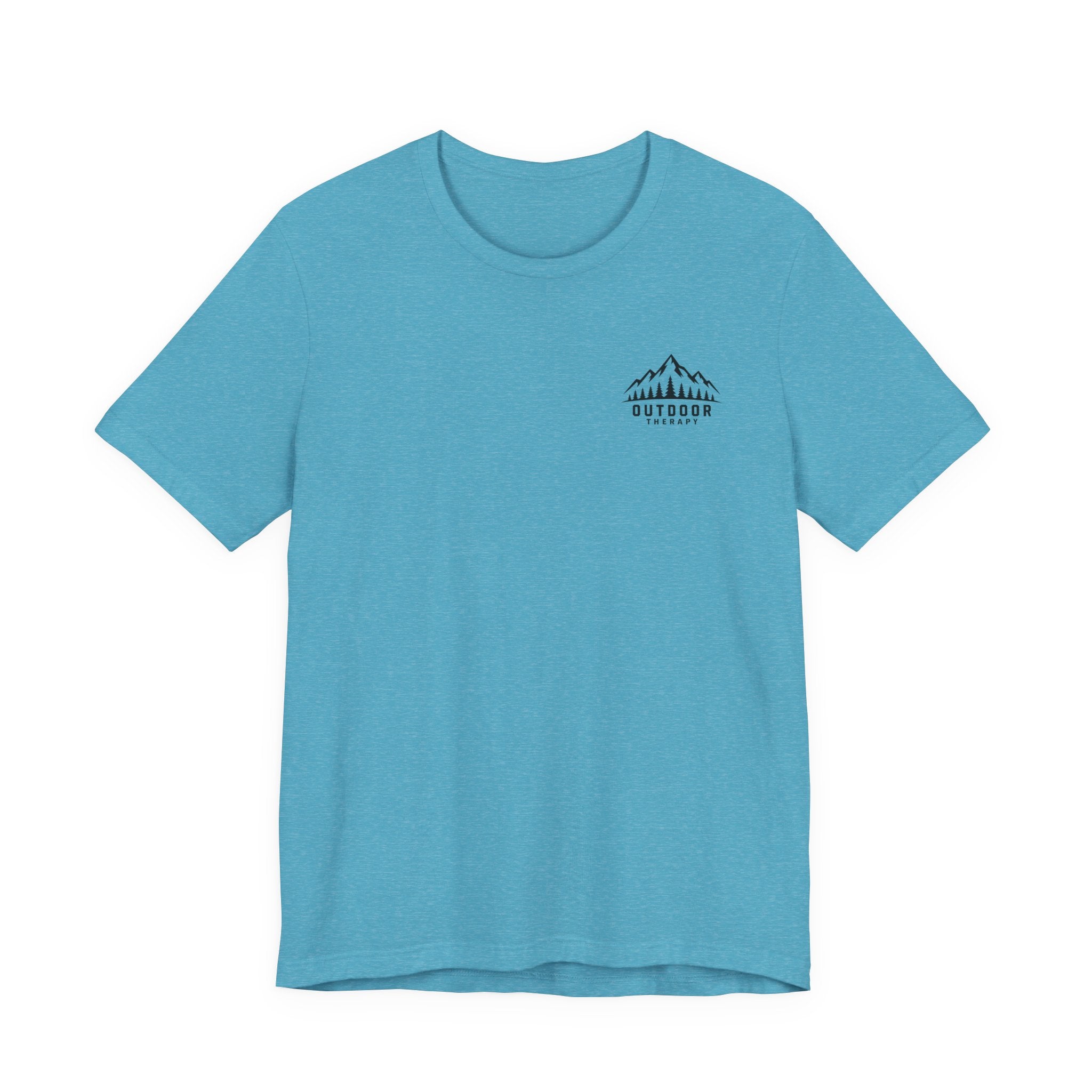 Outdoor Therapy Camping T‑Shirt — Mountain Campfire Graphic Tee