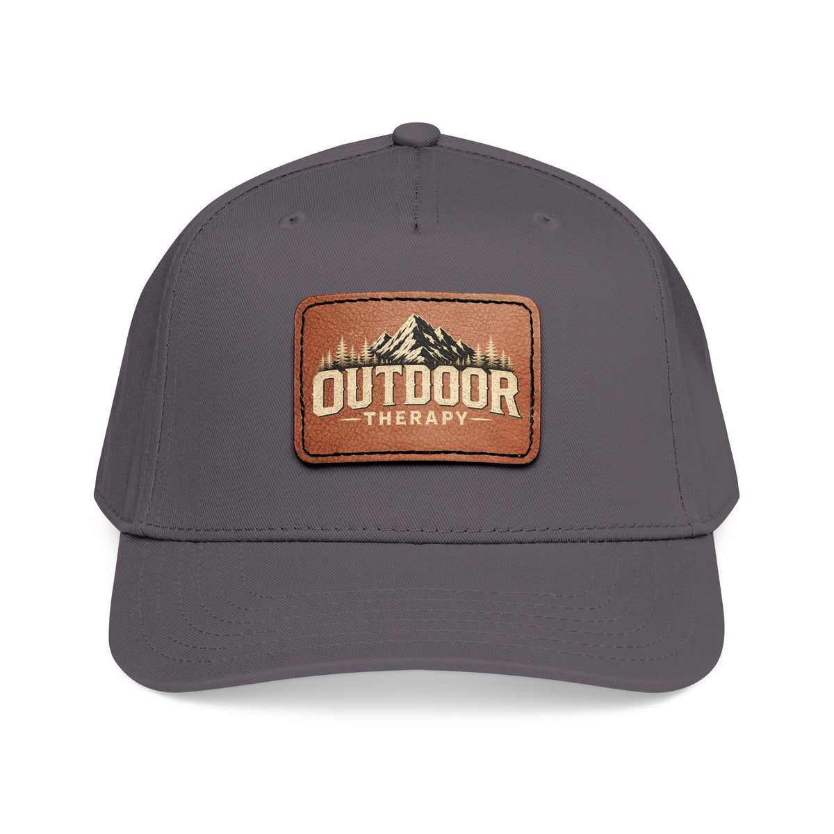 Mid Profile Outdoor Therapy with Leather Patch (Rectangle)
