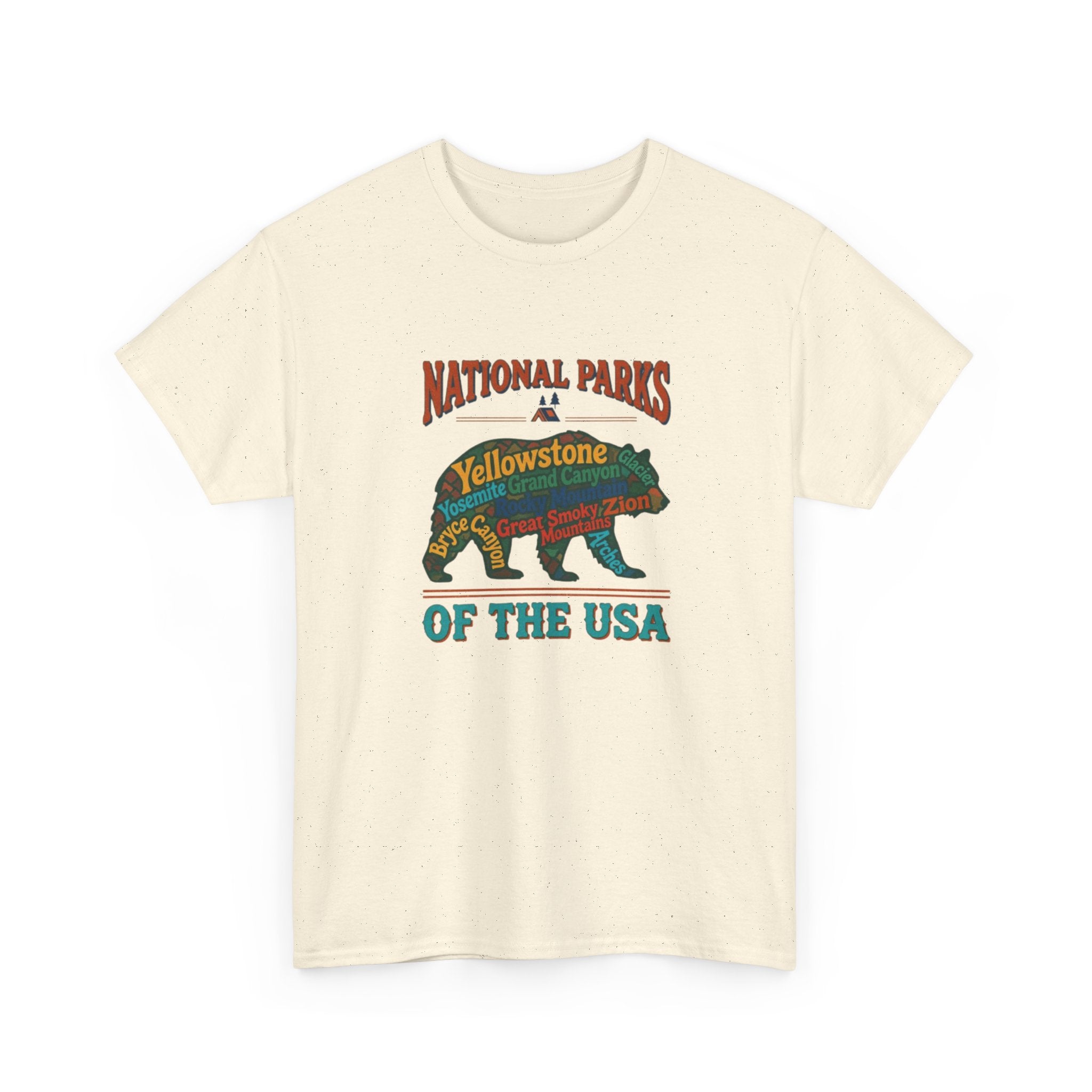 National Parks Bear T-Shirt — Vintage USA Parks Tee