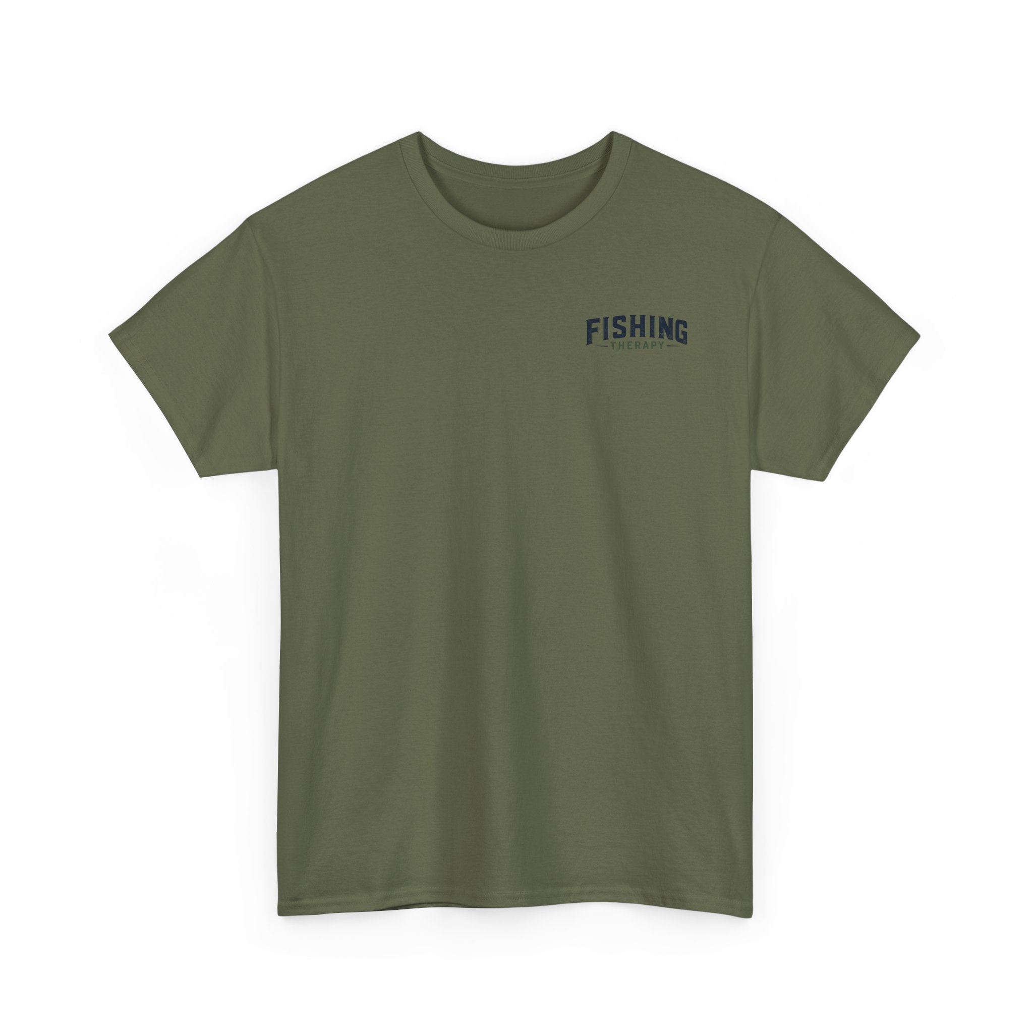 "Reel Therapy: One Cast at a Time" Fishing Tee