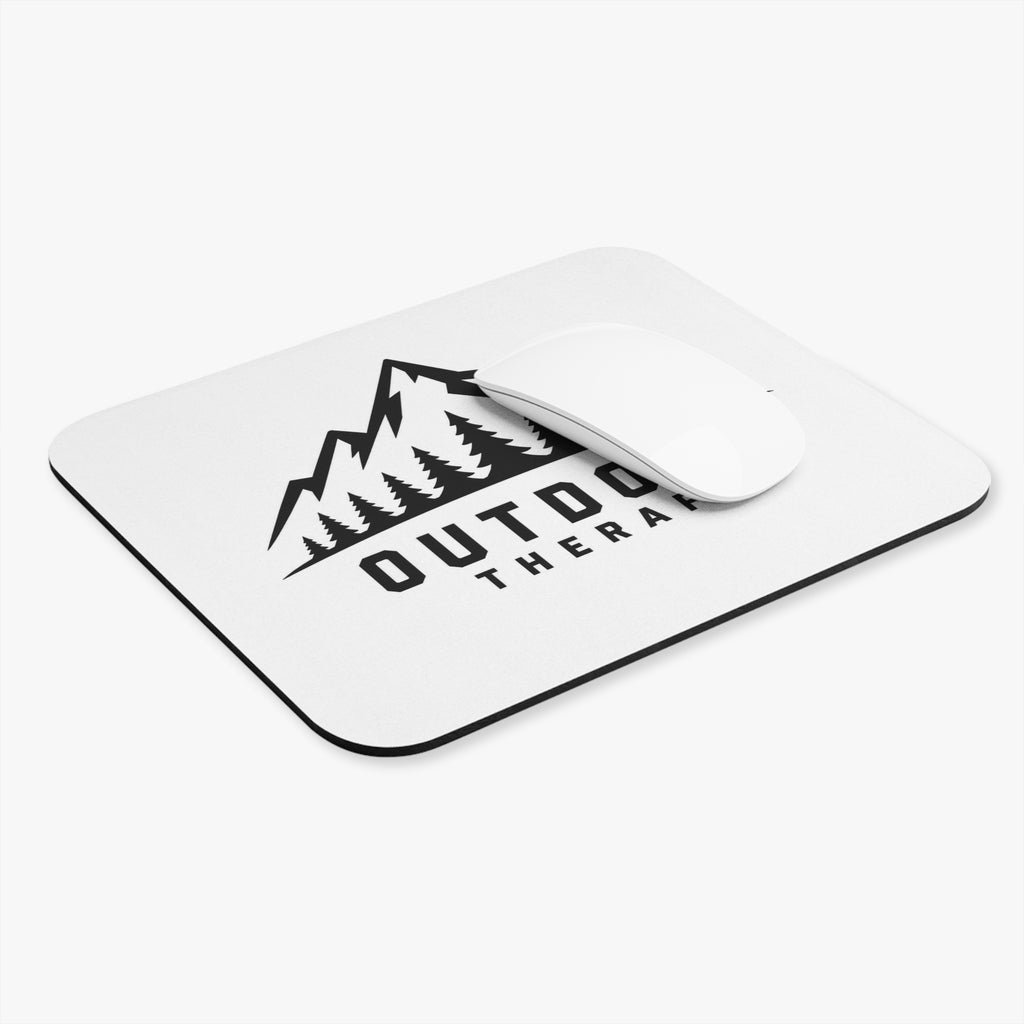 Outdoor Therapy Mouse Pad — Mountain & Pine Desk Mat for Hikers and Nature Lovers