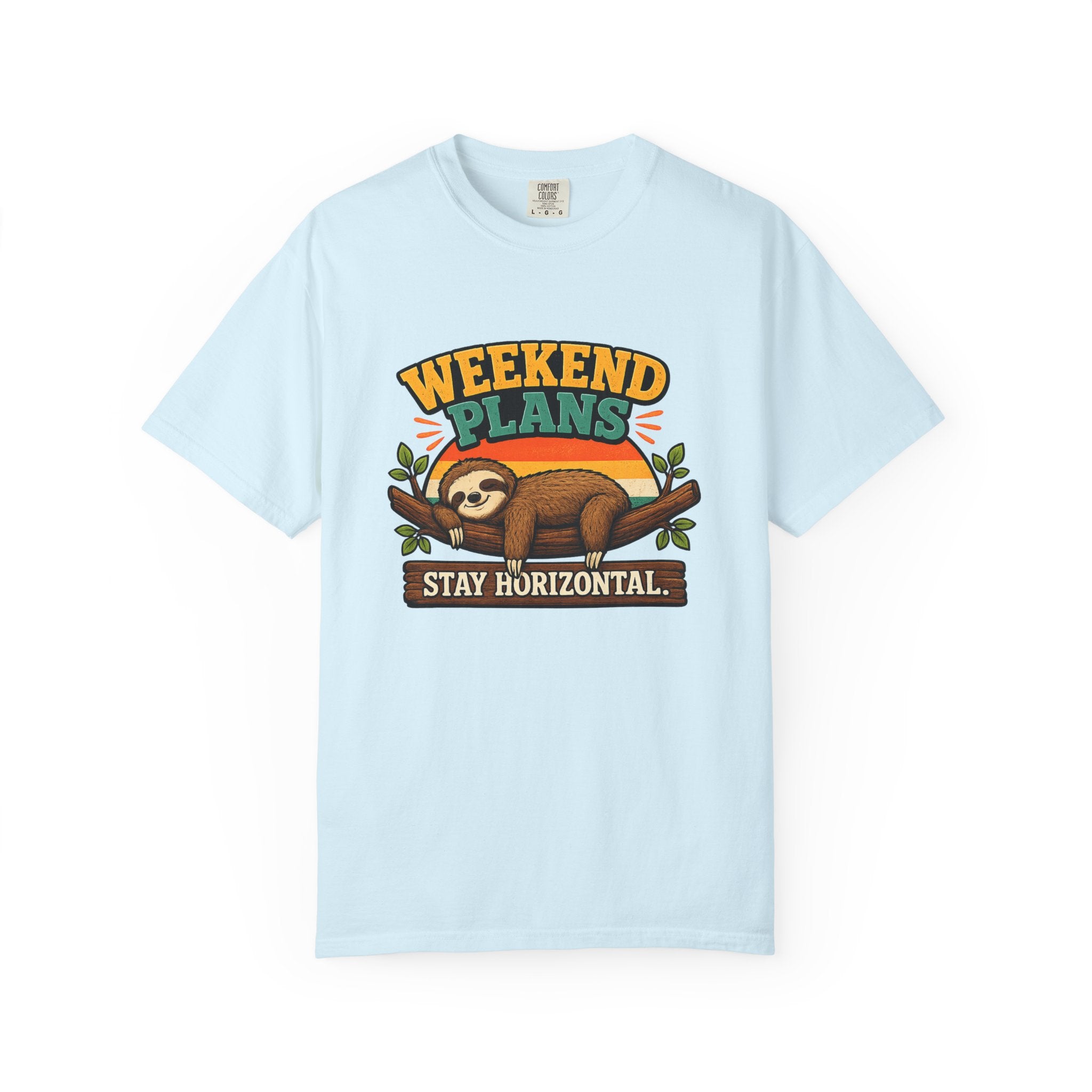 Weekend Plans Sloth T-Shirt